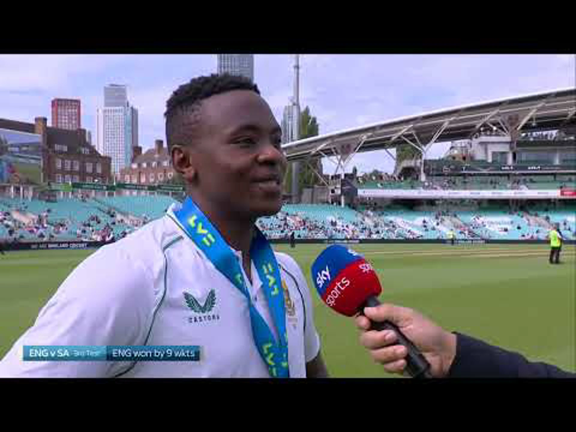 England v South Africa | Test 3 Day 5 | Interview with Kagiso Rabada ...