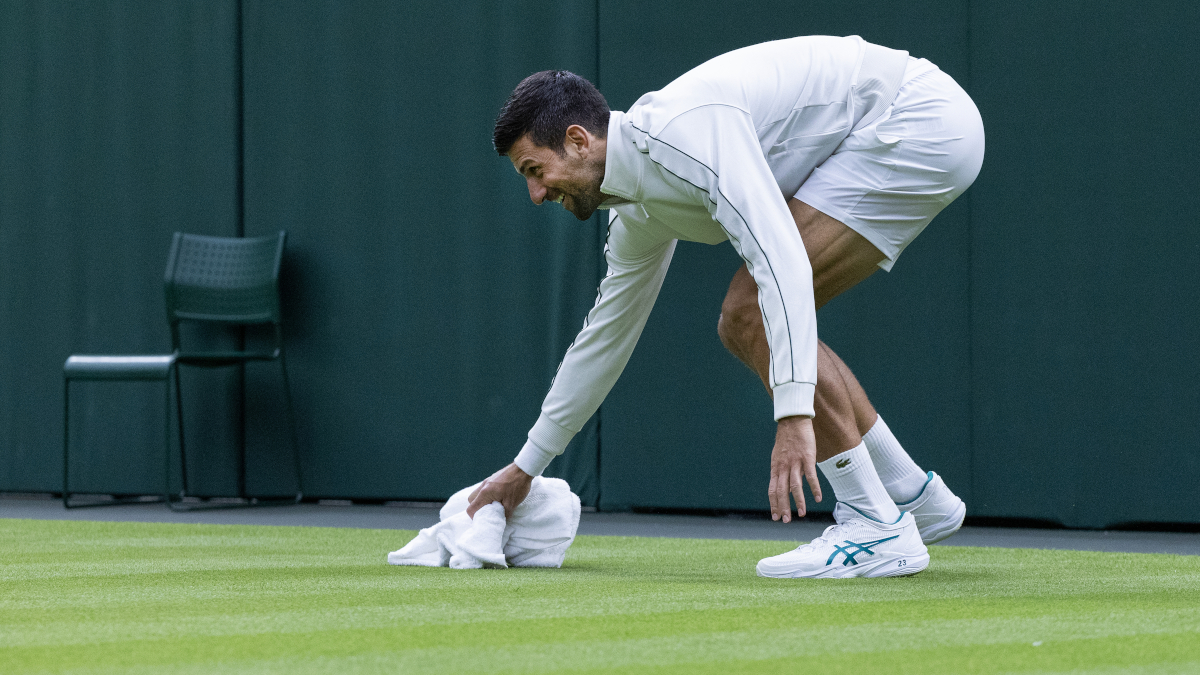 Wimbledon chiefs play down fears over damp grass on Centre Court
