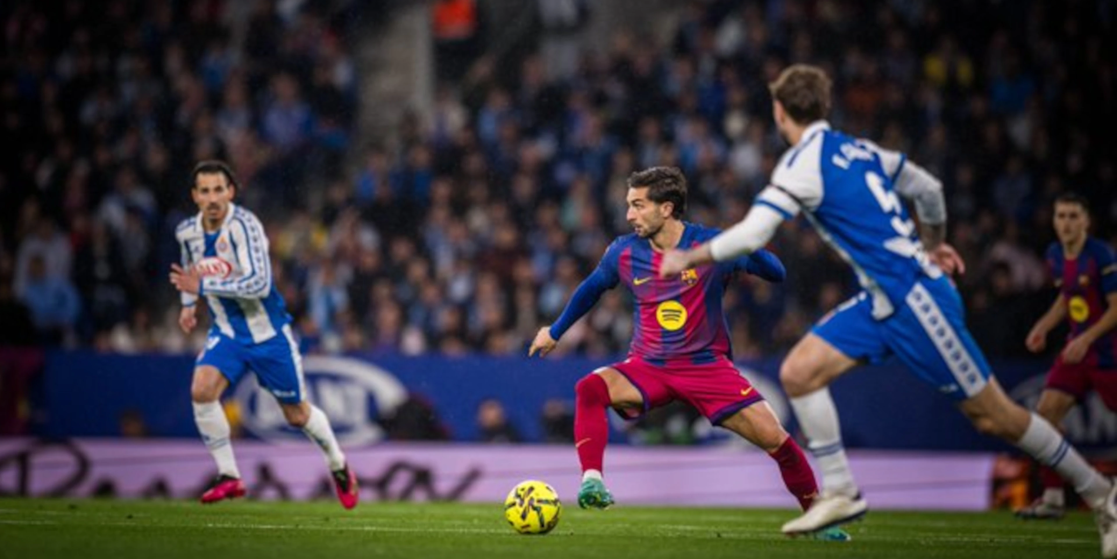 Late Olmo and Lewandowski goals give Barca  win at Espanyol