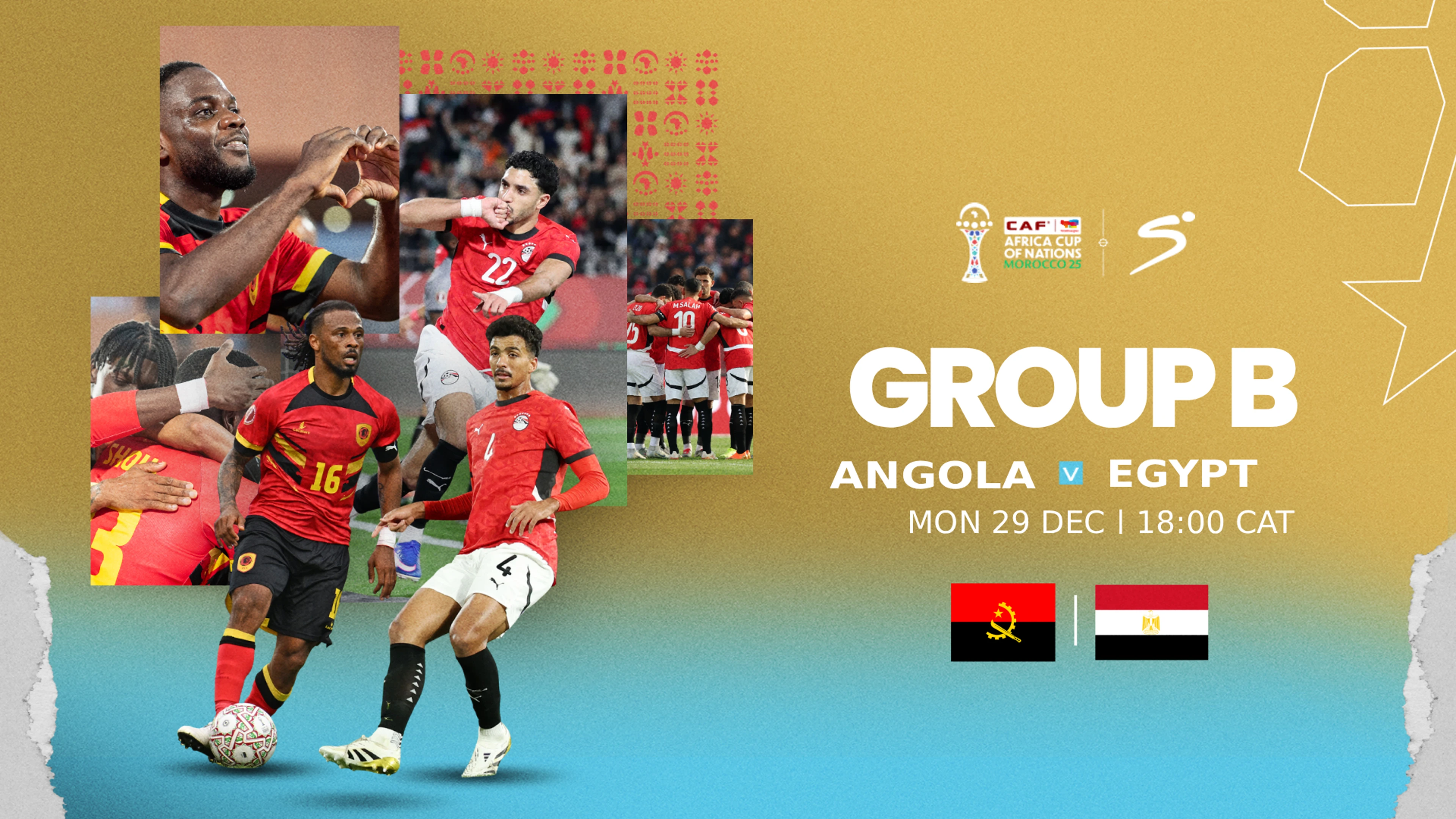 Egypt eye 100 percent win record in Afcon group B
