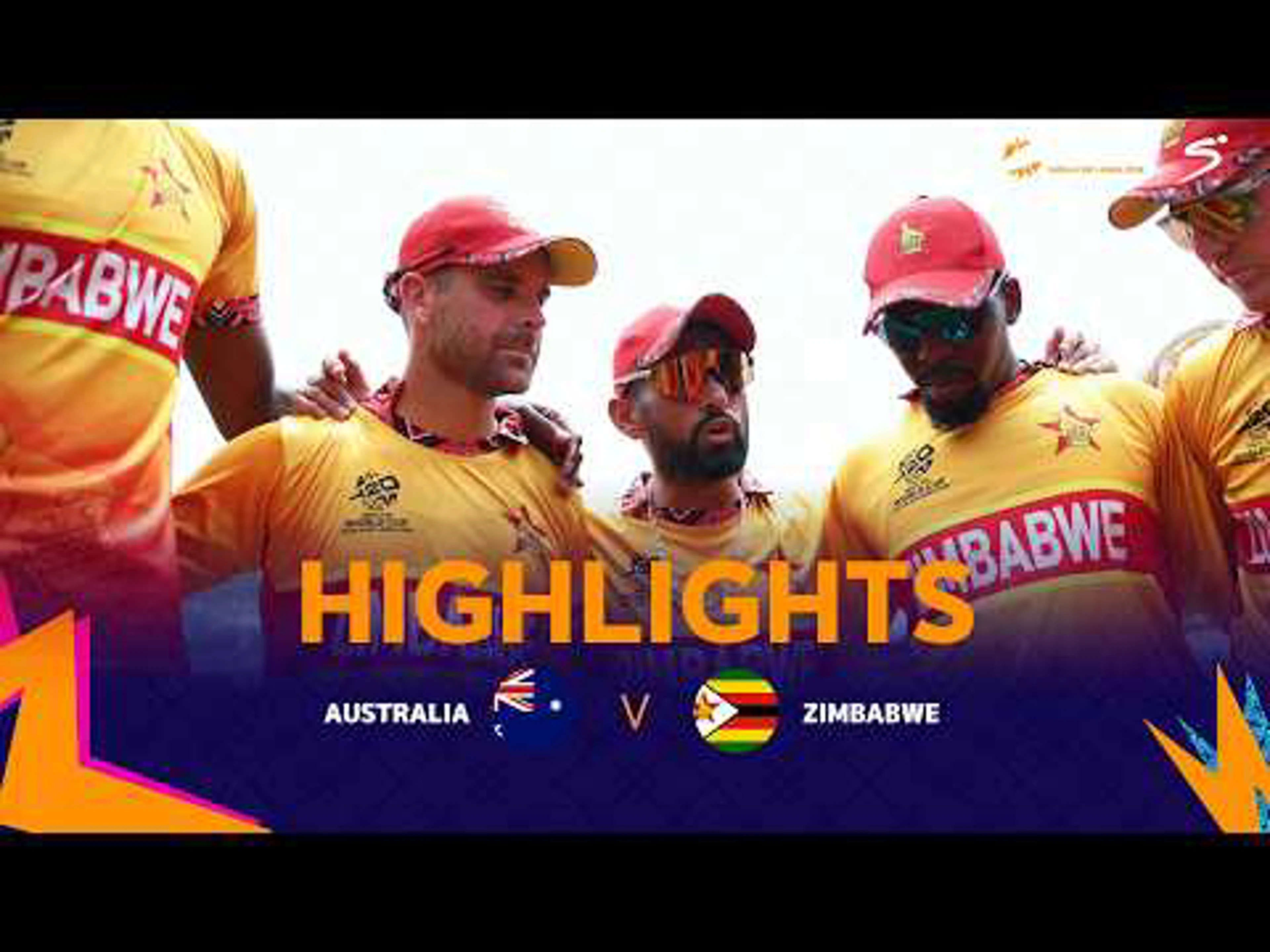 Australia v Zimbabwe | Match Highlights | ICC T20 World Cup Group B