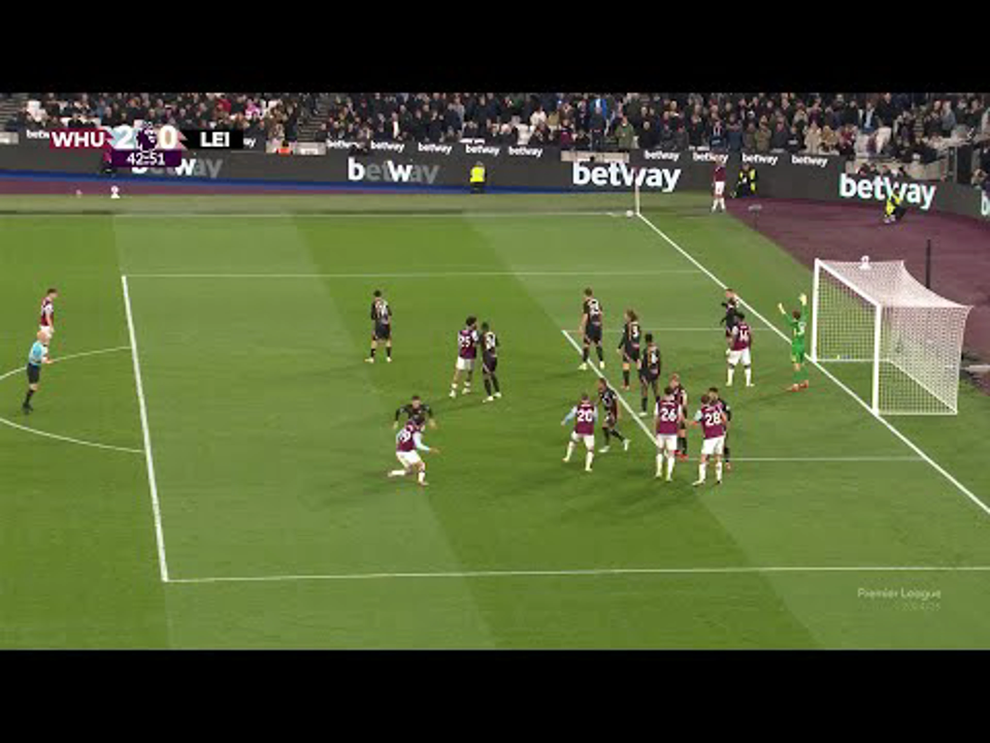 Jannik Vestergaard | 43ʳᵈ Own Goal | West Ham v Leicester City