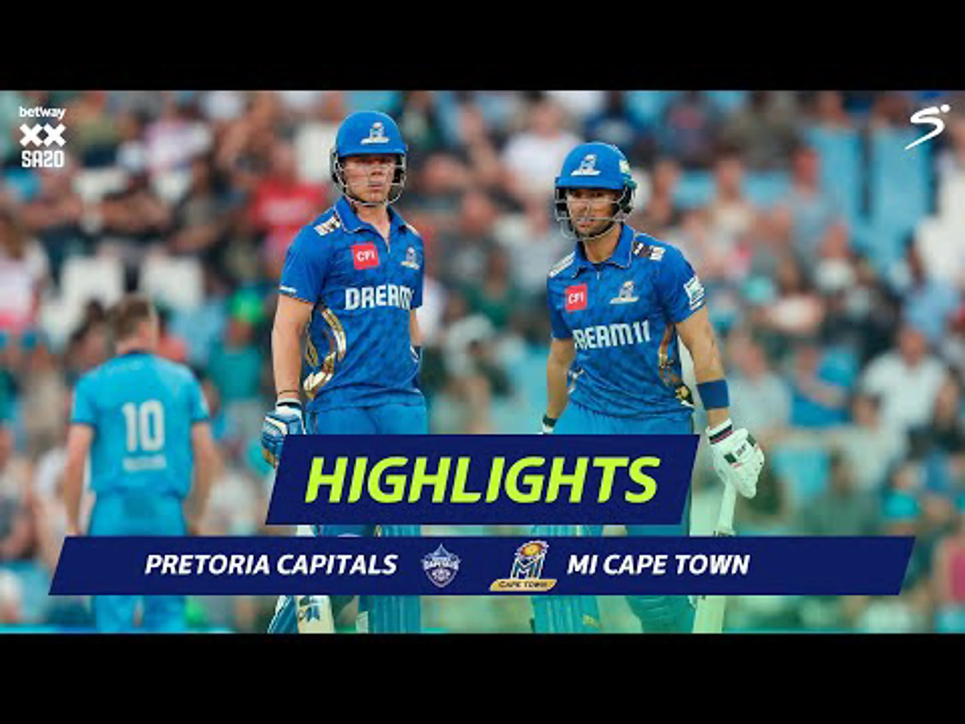 Pretoria Capitals v MI Cape Town| Short Highlights | Betway SA20