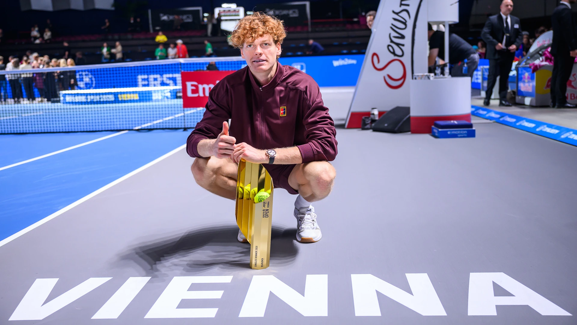 'SPECIAL' VIENNA CROWN: Sinner fights back against Zverev