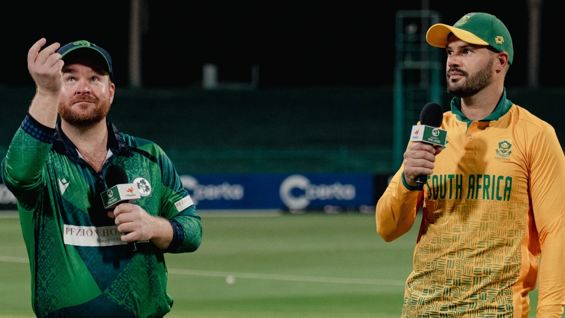 South Africa bowl in second T20I v Ireland