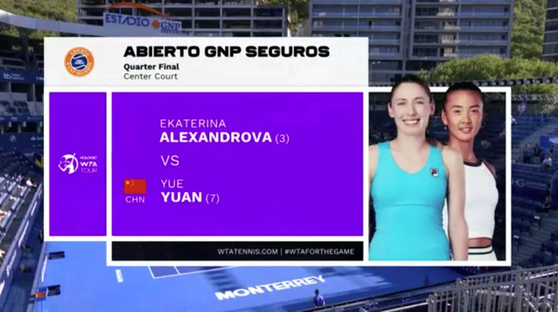 Ekaterina Alexandrova v Yue Yuan | Match Highlights | WTA 500