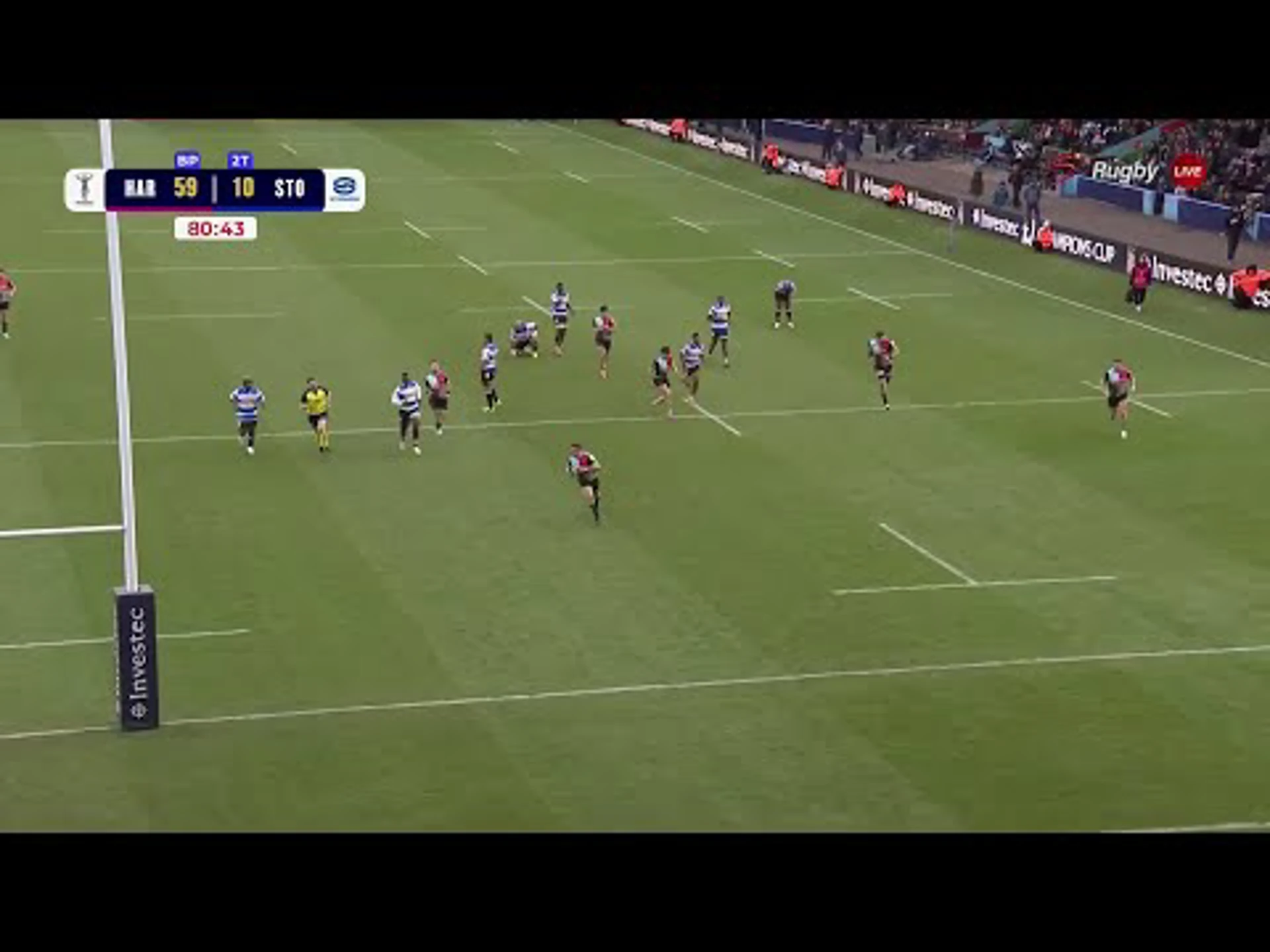 Jarrod Evans With a Try vs. Stormers