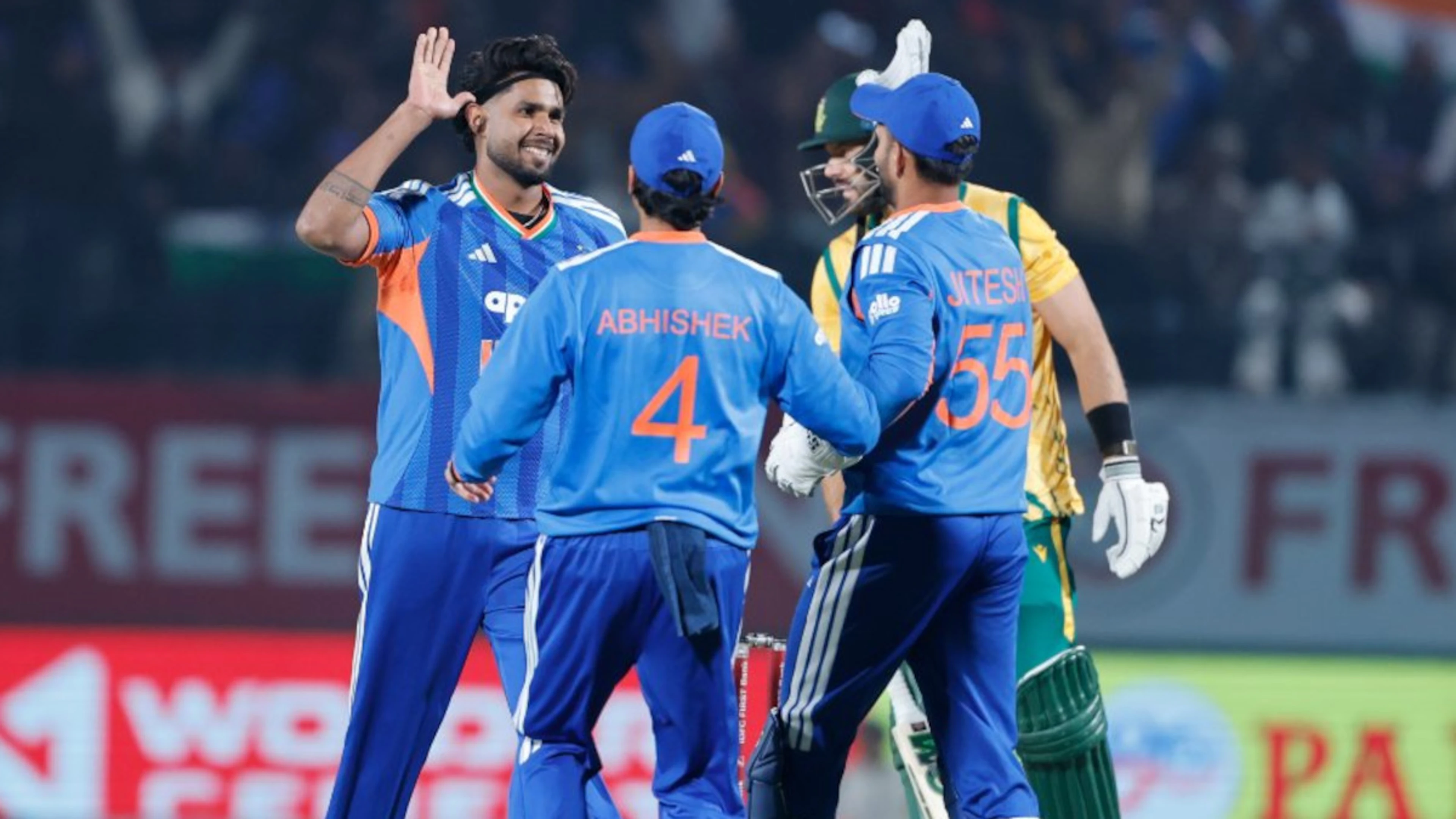 Hardik, Tilak blitz India to T20I series win over Proteas
