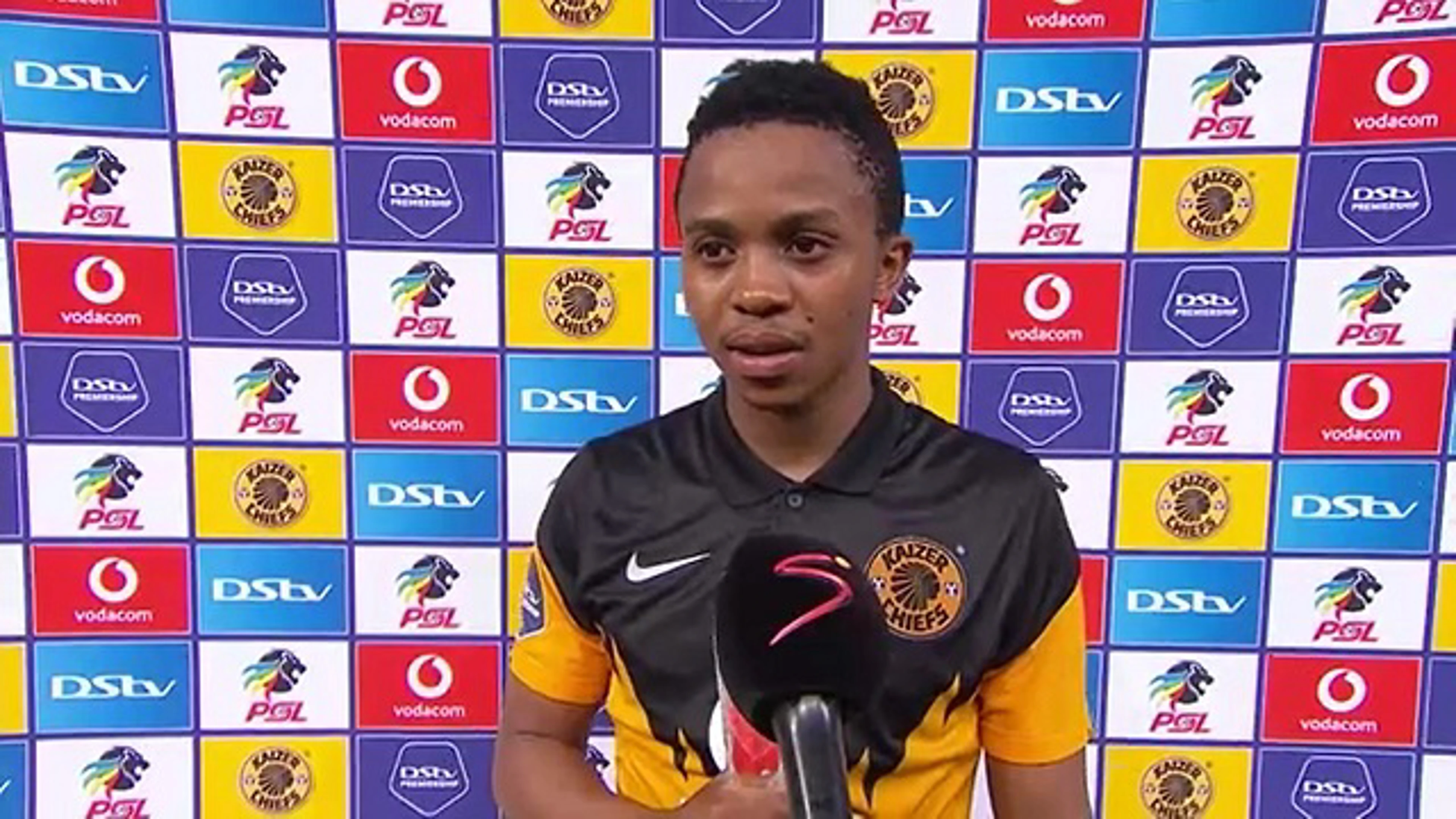DStv Premiership I Kaizer Chiefs v Stellenbosch FC l Post-match interview with Nkosingiphile Ngcobo