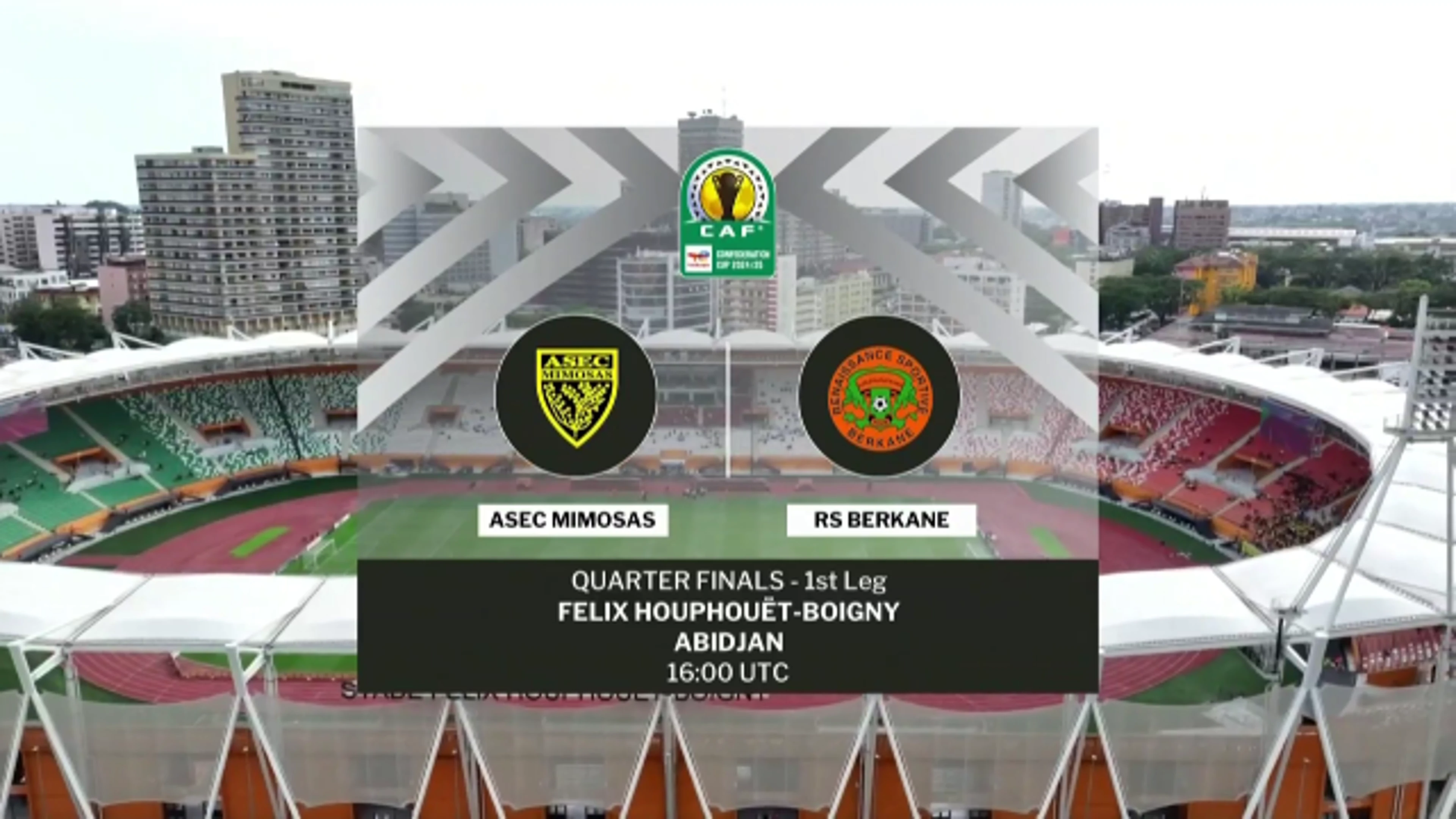 ASEC Mimosas v RS Berkane | Match Highlights | CAF Confederation Cup