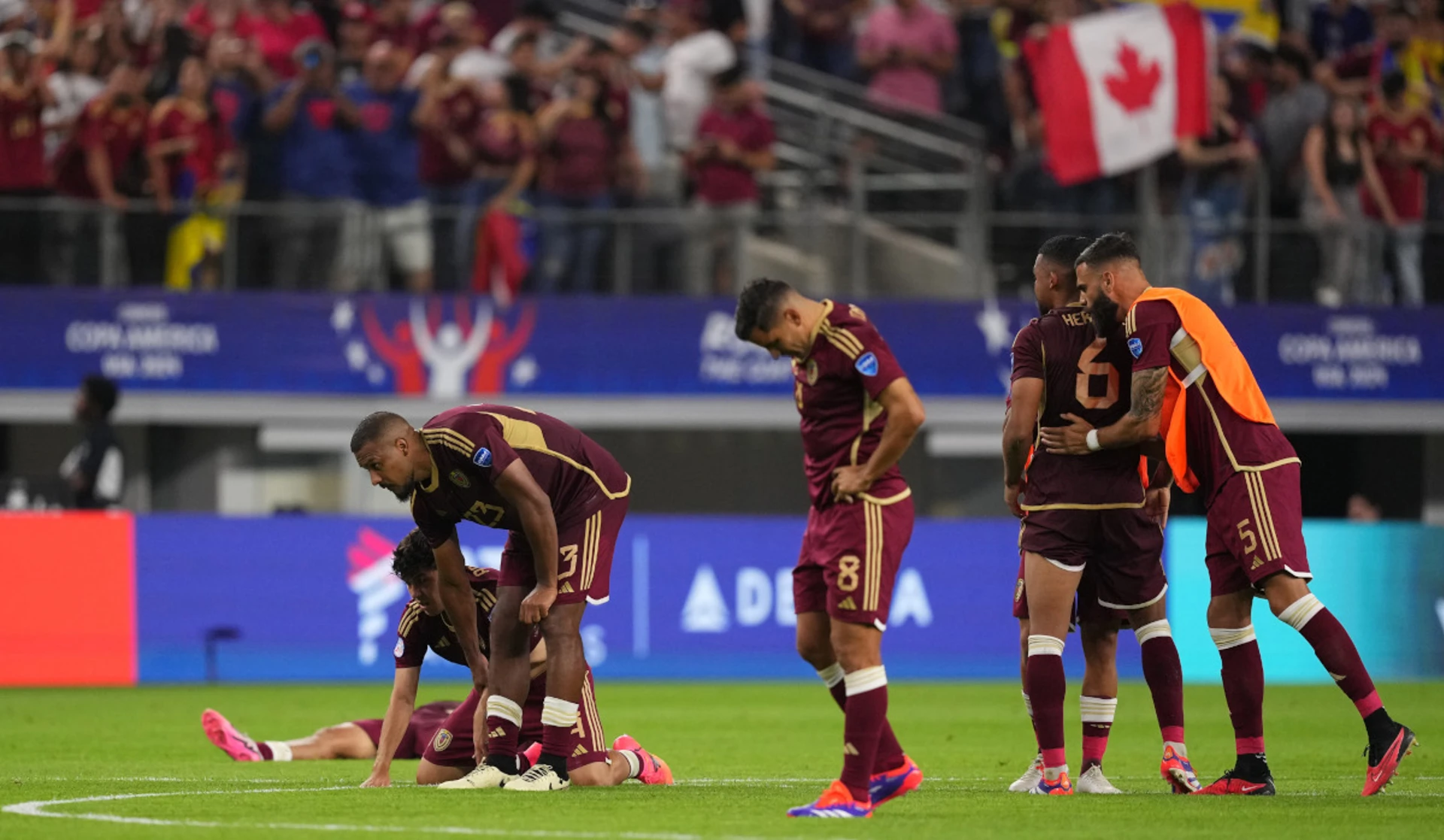 Canada stun Venezuela on penalties to reach Copa semis