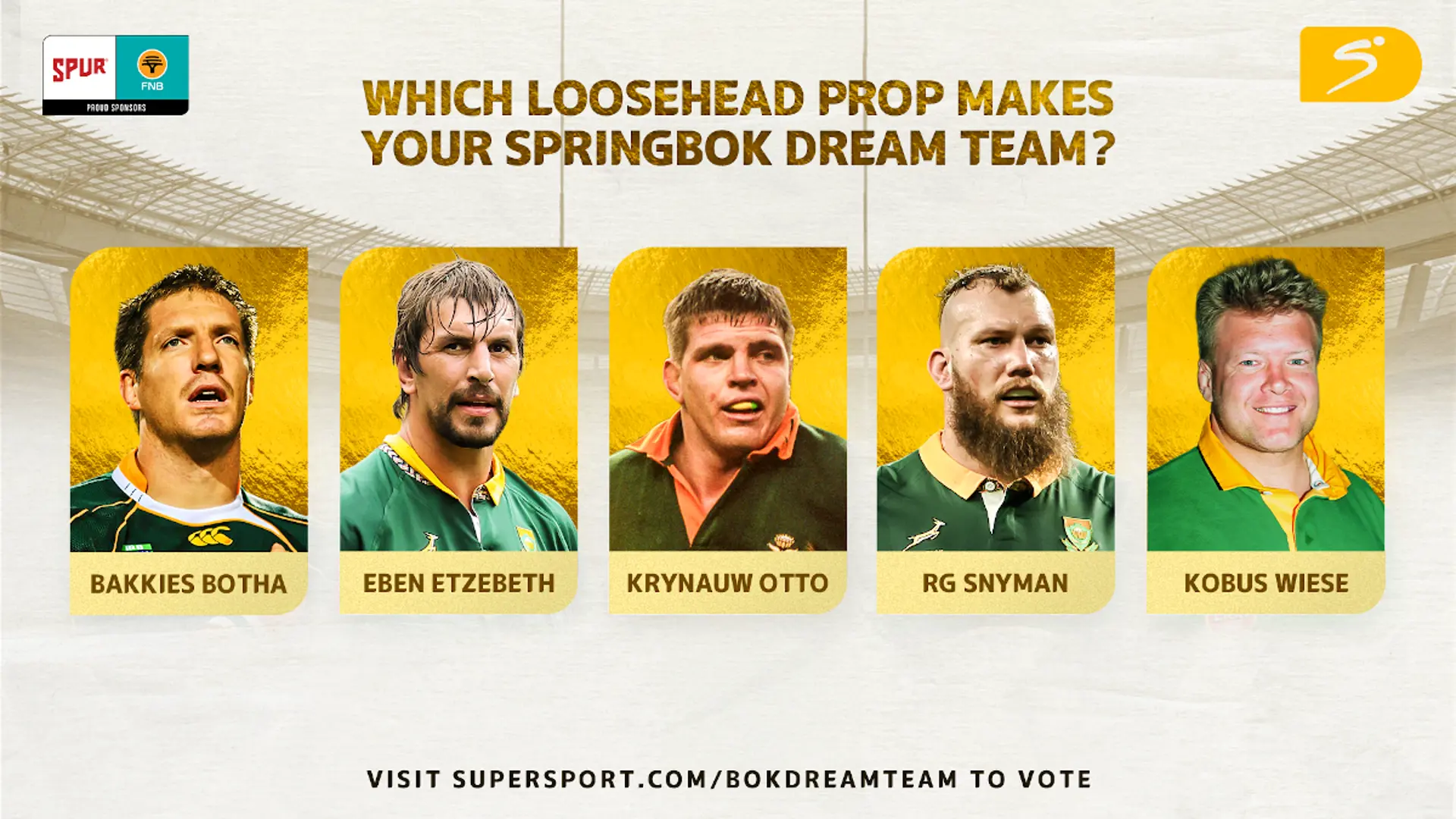 DREAM TEAM: Candidates for four lock
