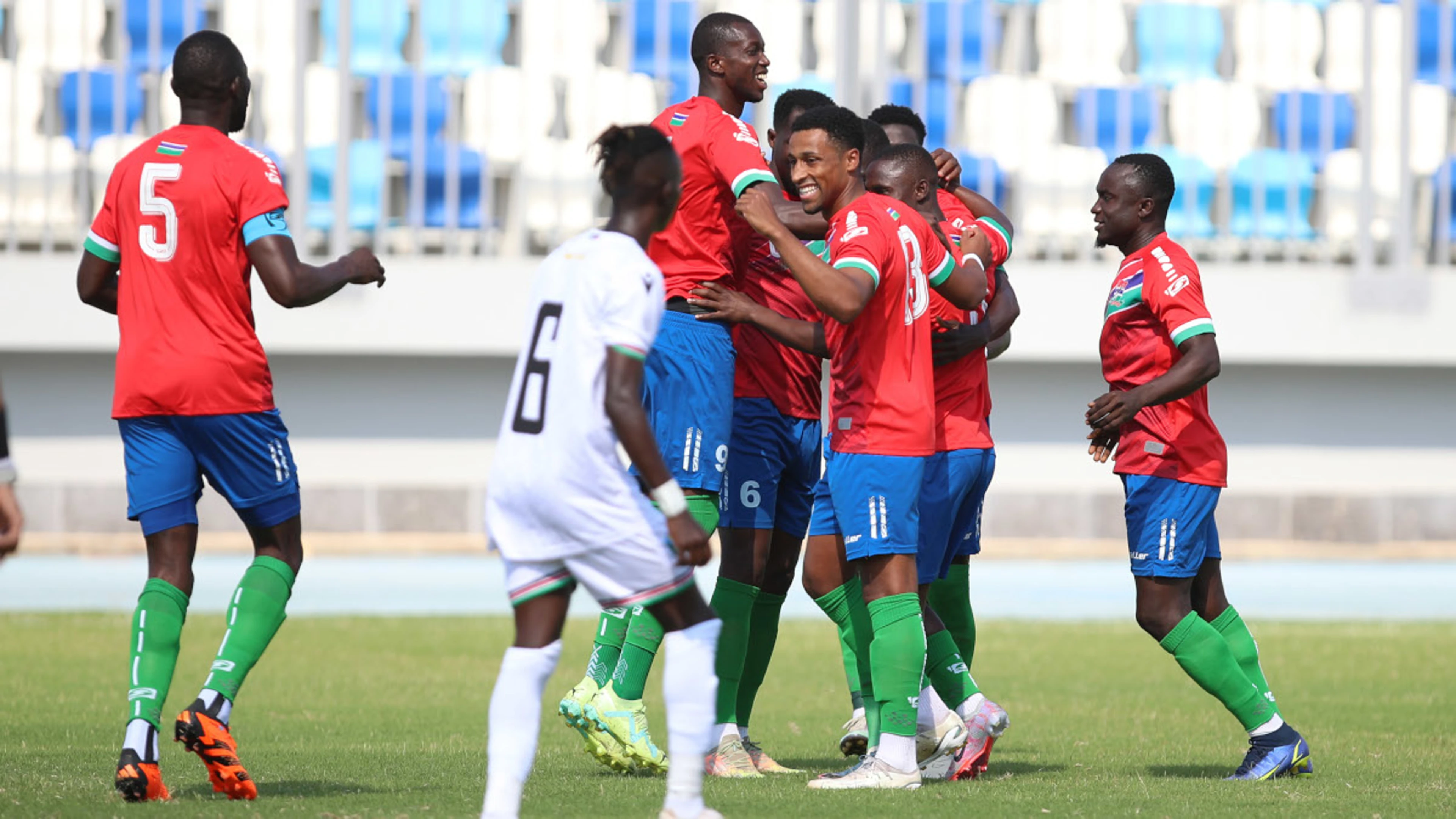Gambia edge South Sudan in five-goal thriller