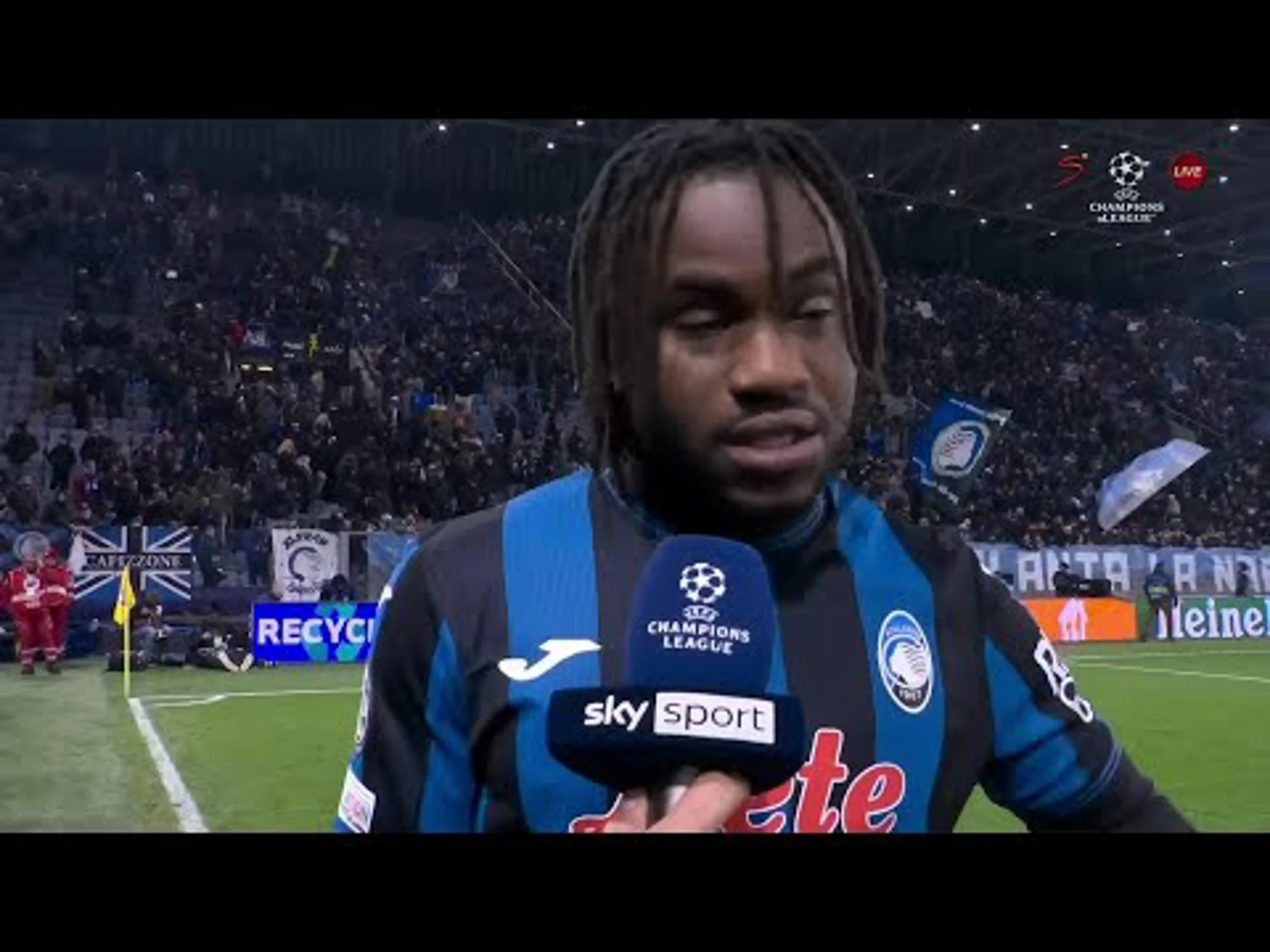 Ademola Lookman post match reaction | Atalanta v Real Madrid