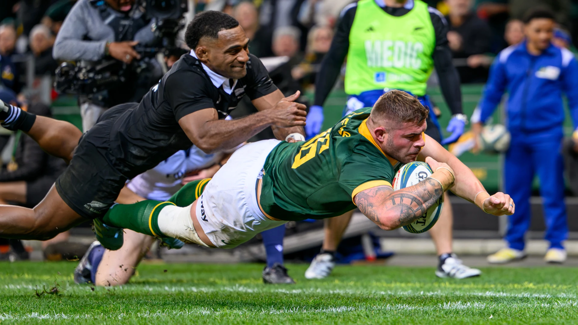 FREEDOM CUP IN THE BAG: Marx try gives Boks historic win