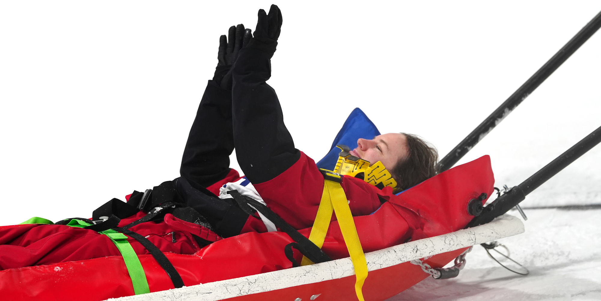 Former Olympic freeski halfpipe champion crashes heavily