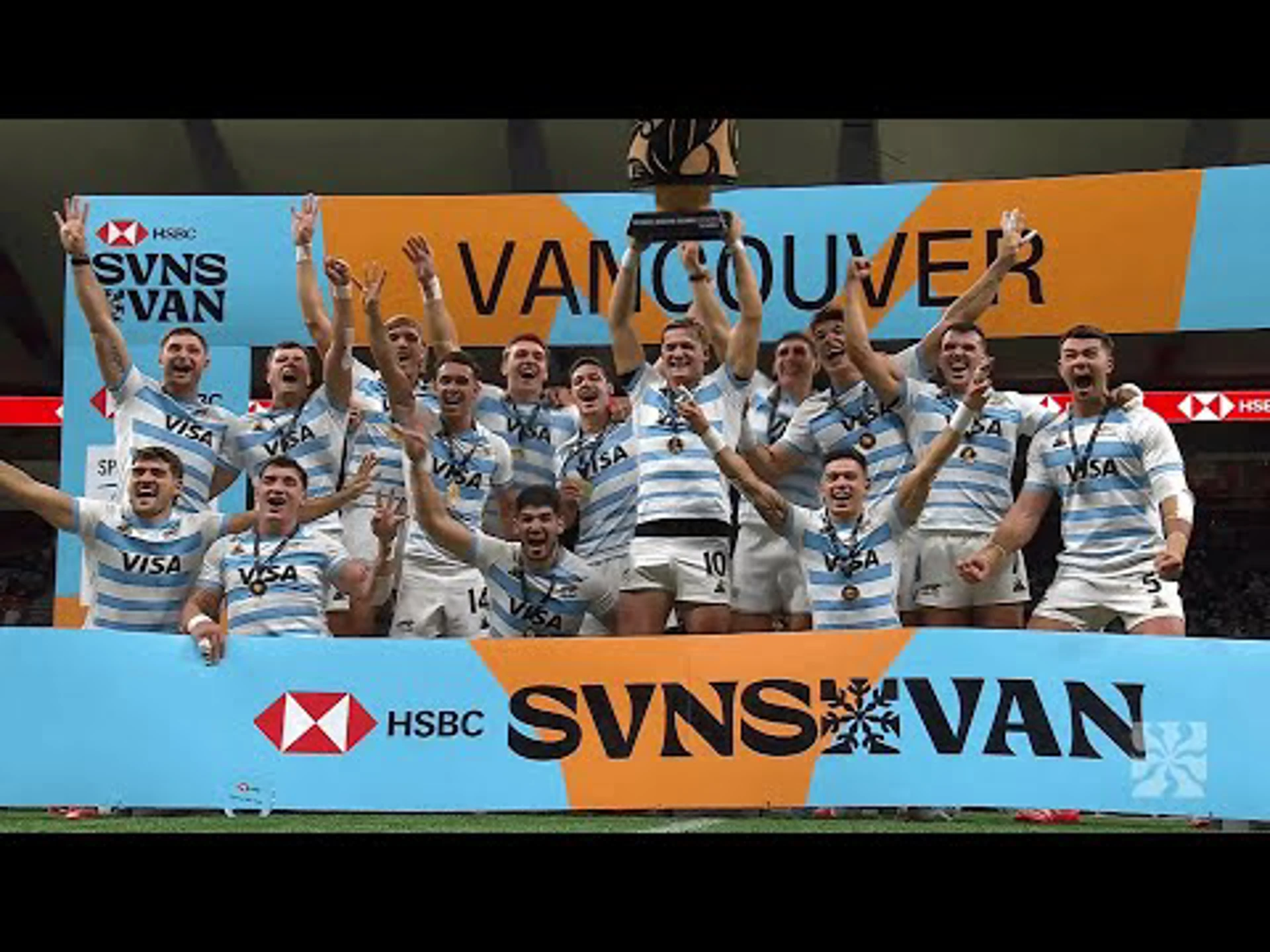 Argentina v South Africa  | Cup Final | World Rugby HSBC Sevens Series Vancouver