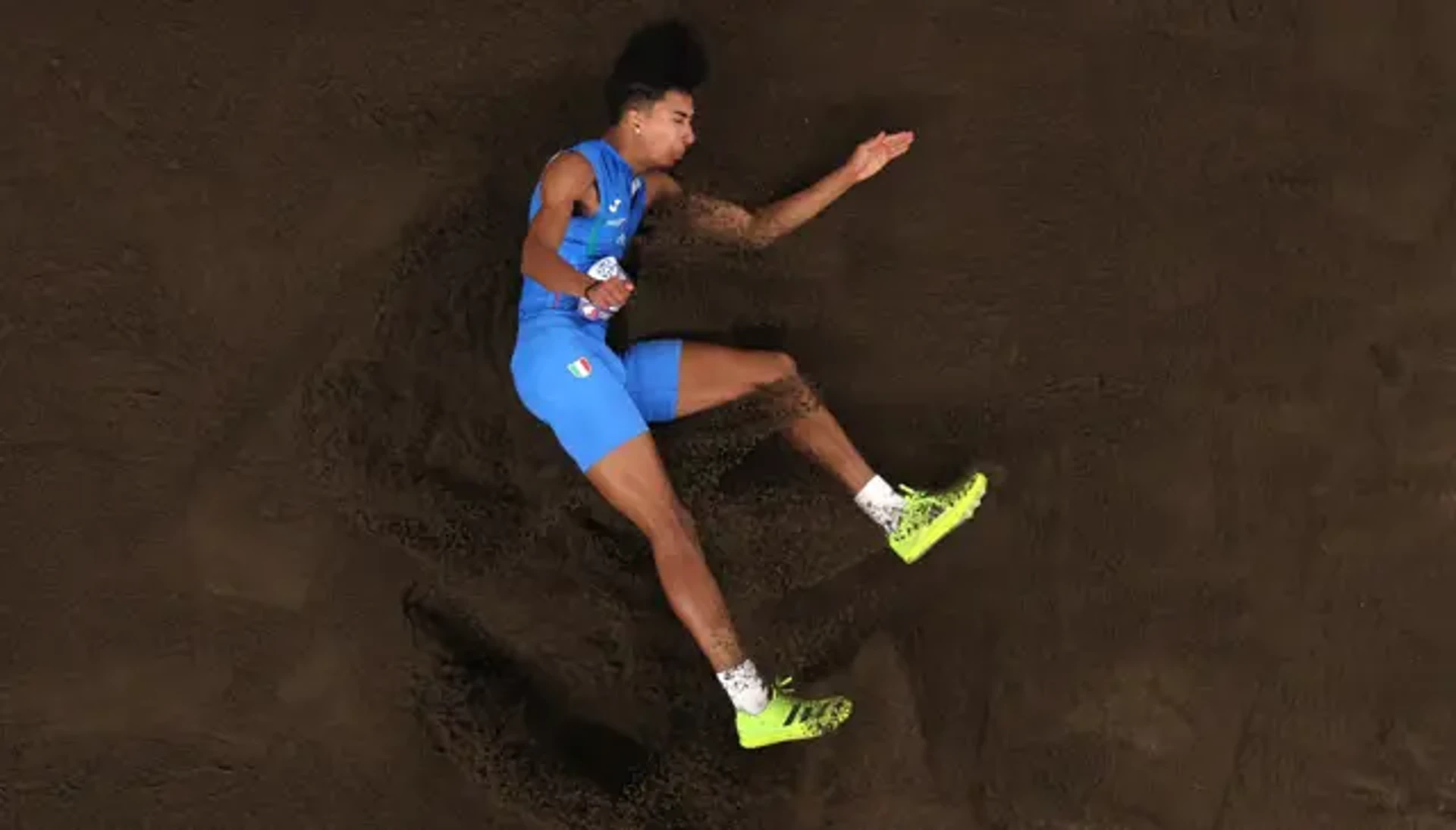 LEAPING TO GOLD: Italy's Furlani wins world long jump