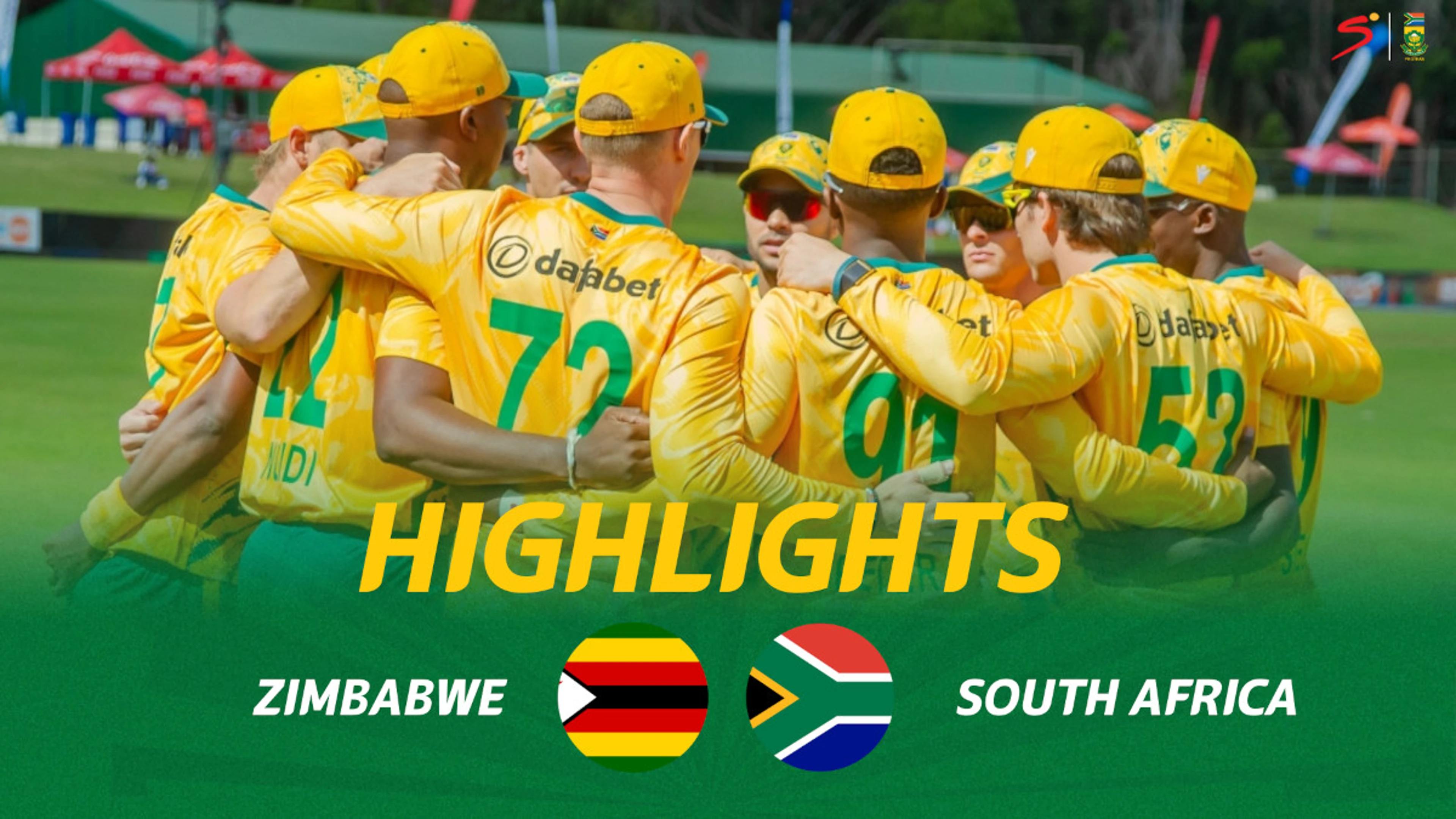 Zimbabwe v South Africa | Short Highlights | 1st T20 Tri-Series