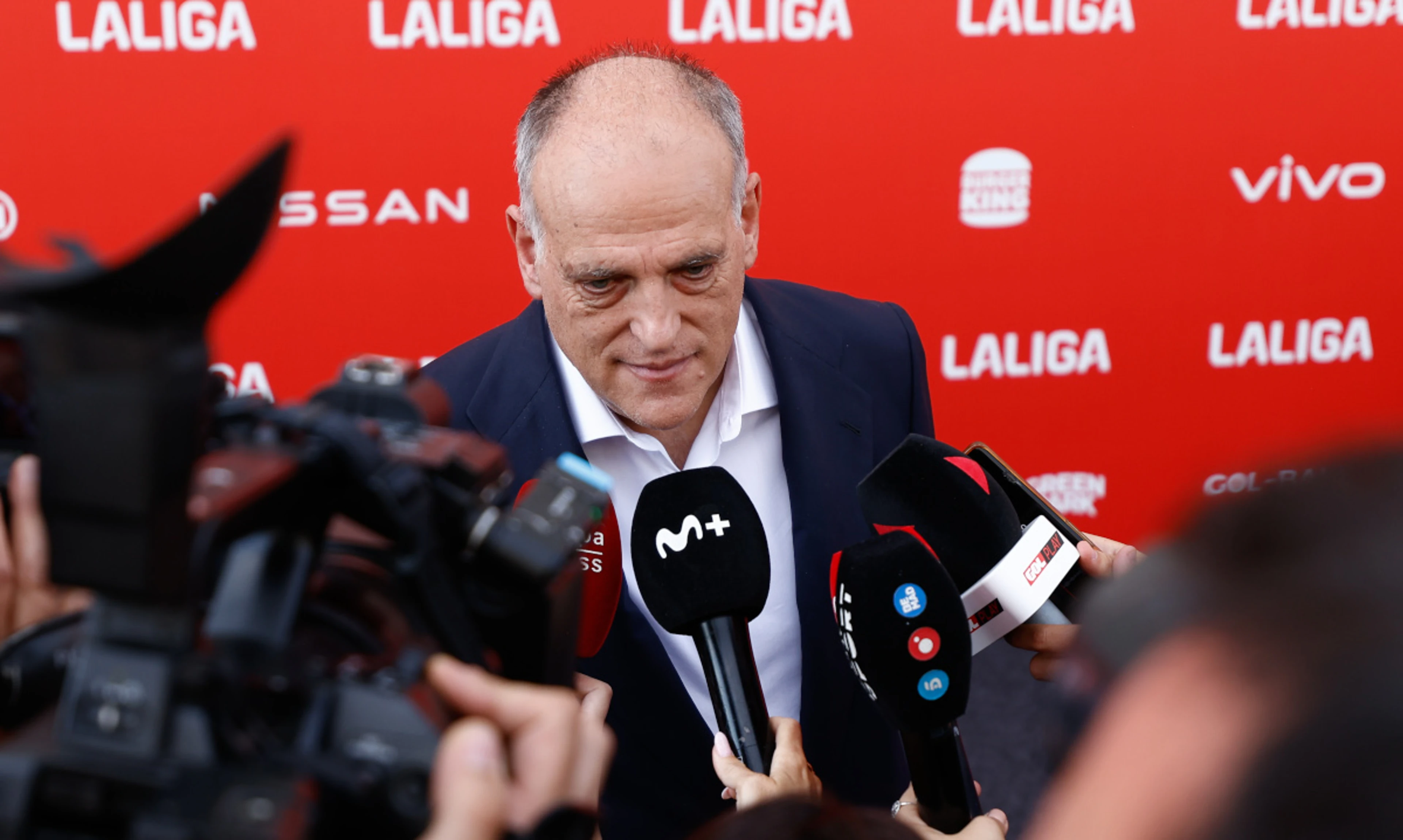 Tebas re-elected president of LaLiga