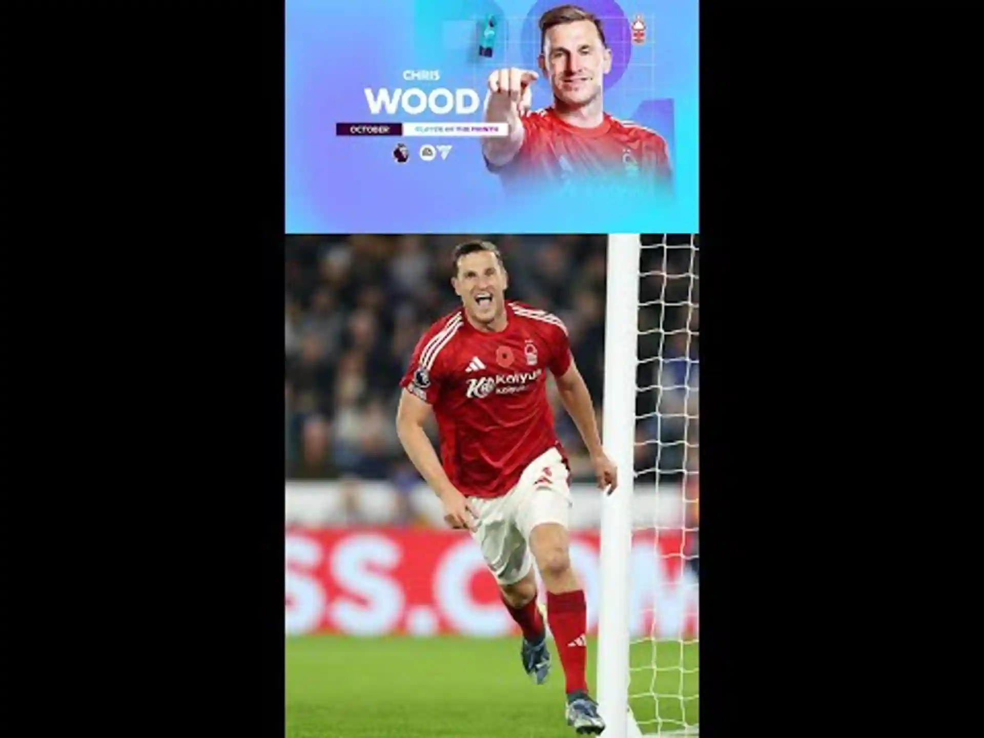 Chris Wood wins October Player of the Month!