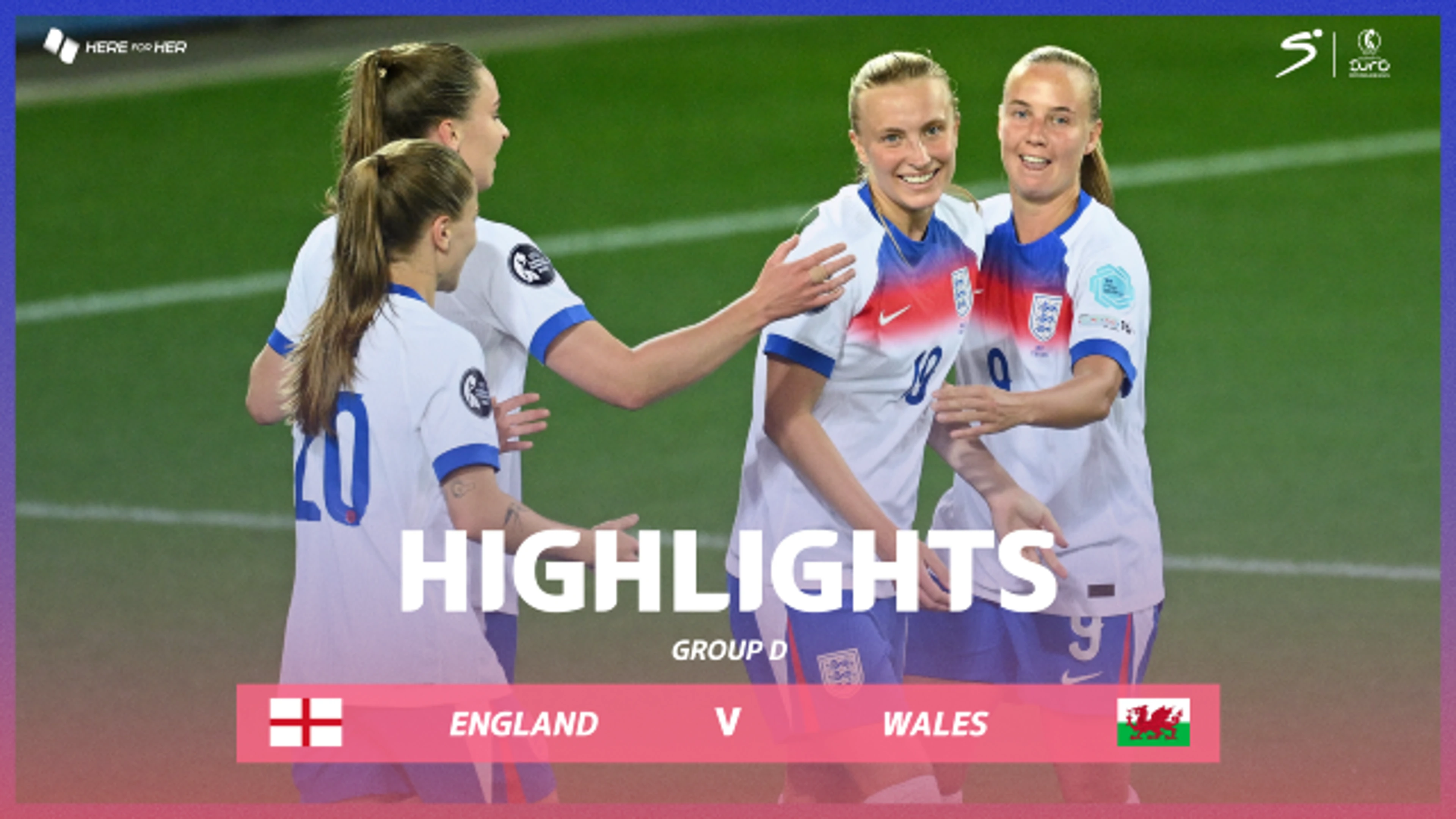 England v Wales | Match Highlights | UEFA Women's Euro