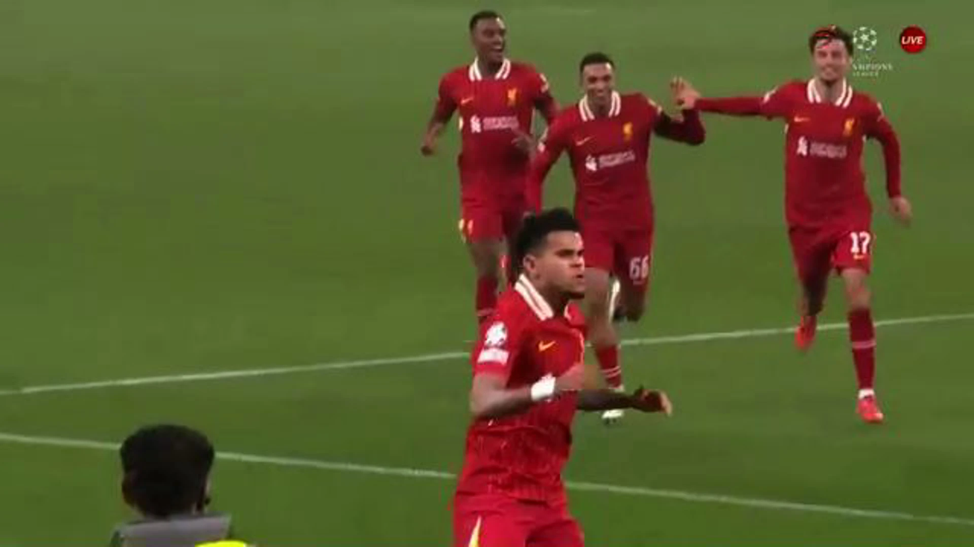 Luis Diaz | Goal | Liverpool v Leverkusen