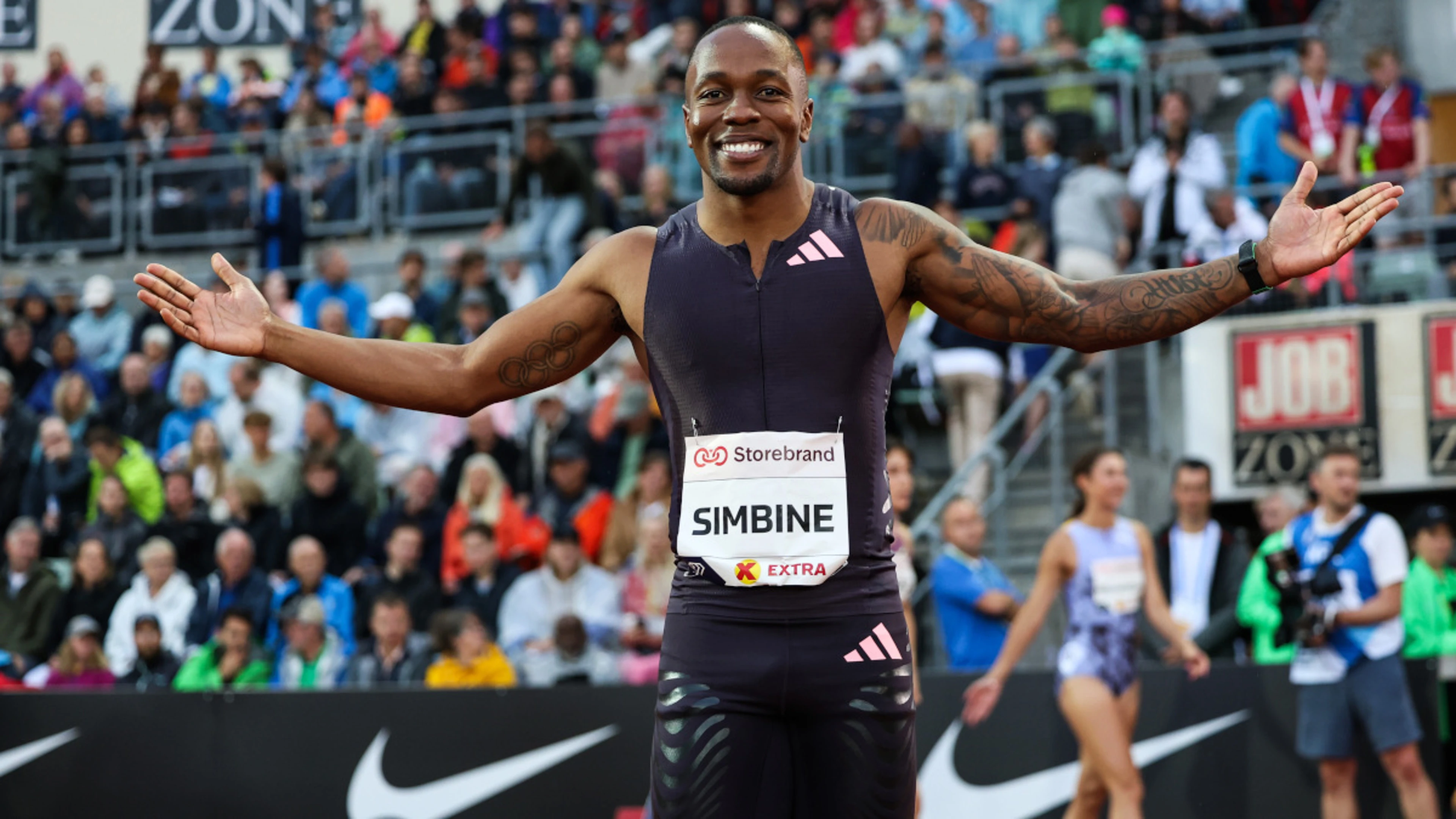 Simbine upstages Jacobs over 100m at Oslo Diamond League