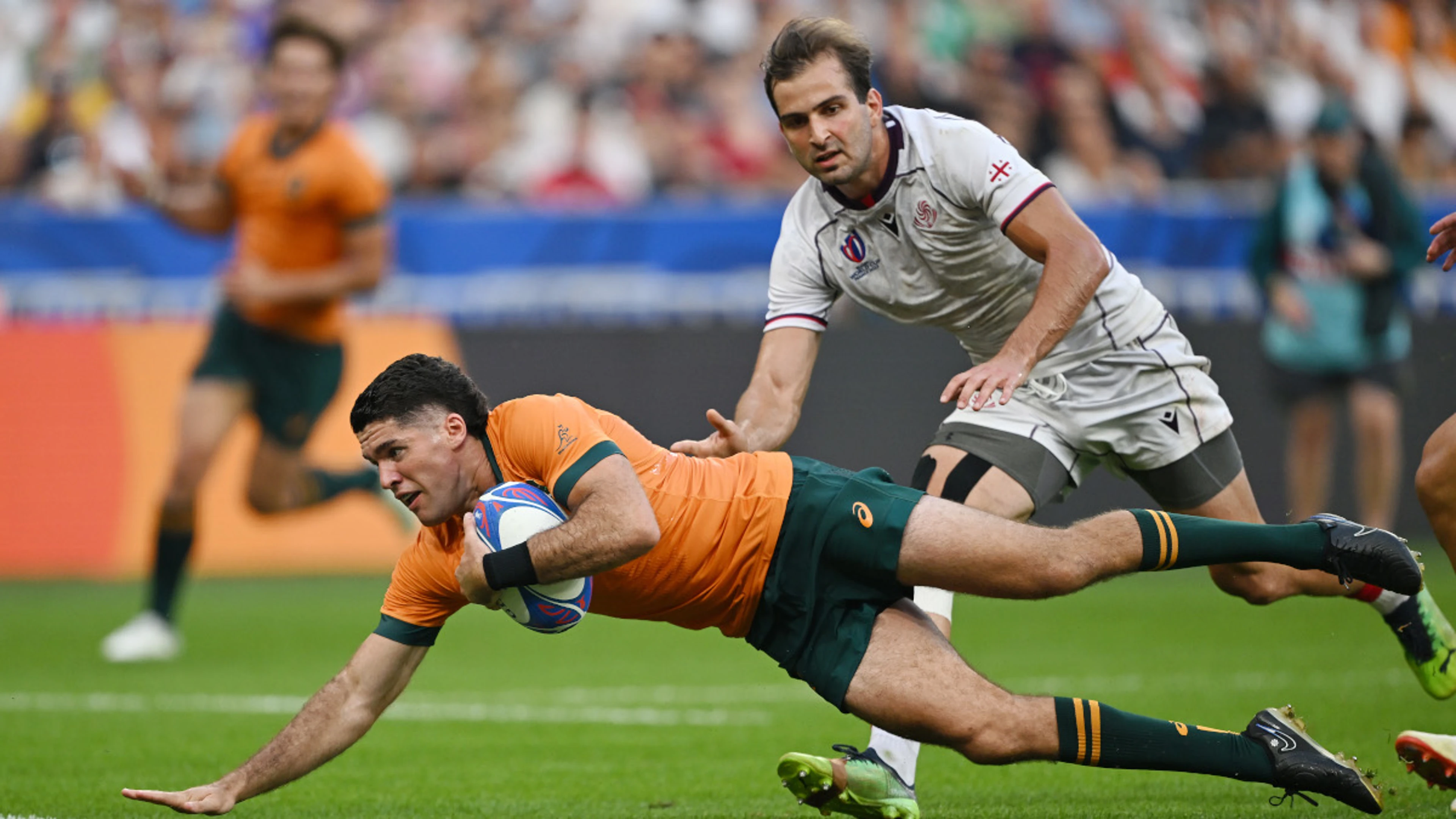 Australia beat Georgia at World Cup to end losing streak