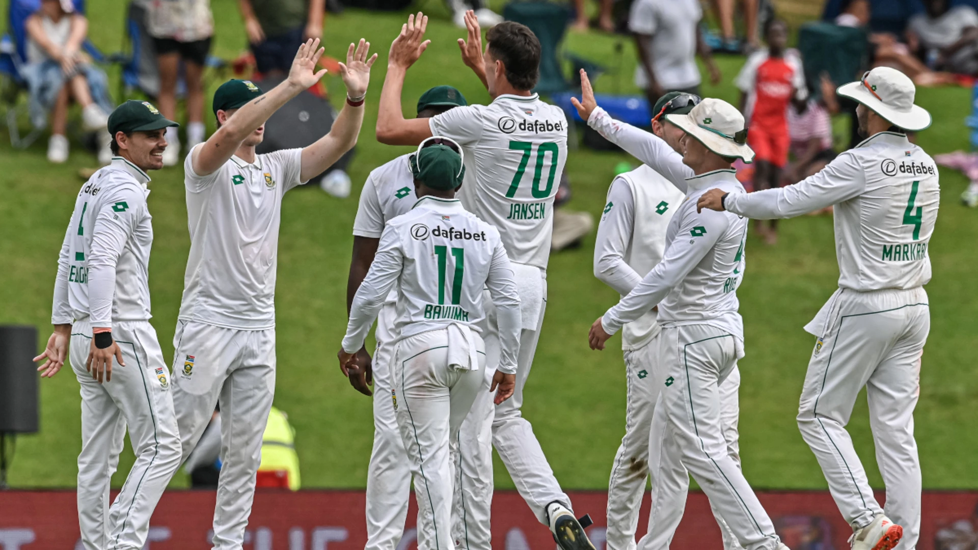 DAY 3: Jansen fifer puts SA in control in 1st Test