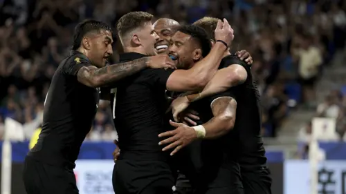 New Zealand qualify for World Cup quarters after thrashing Uruguay