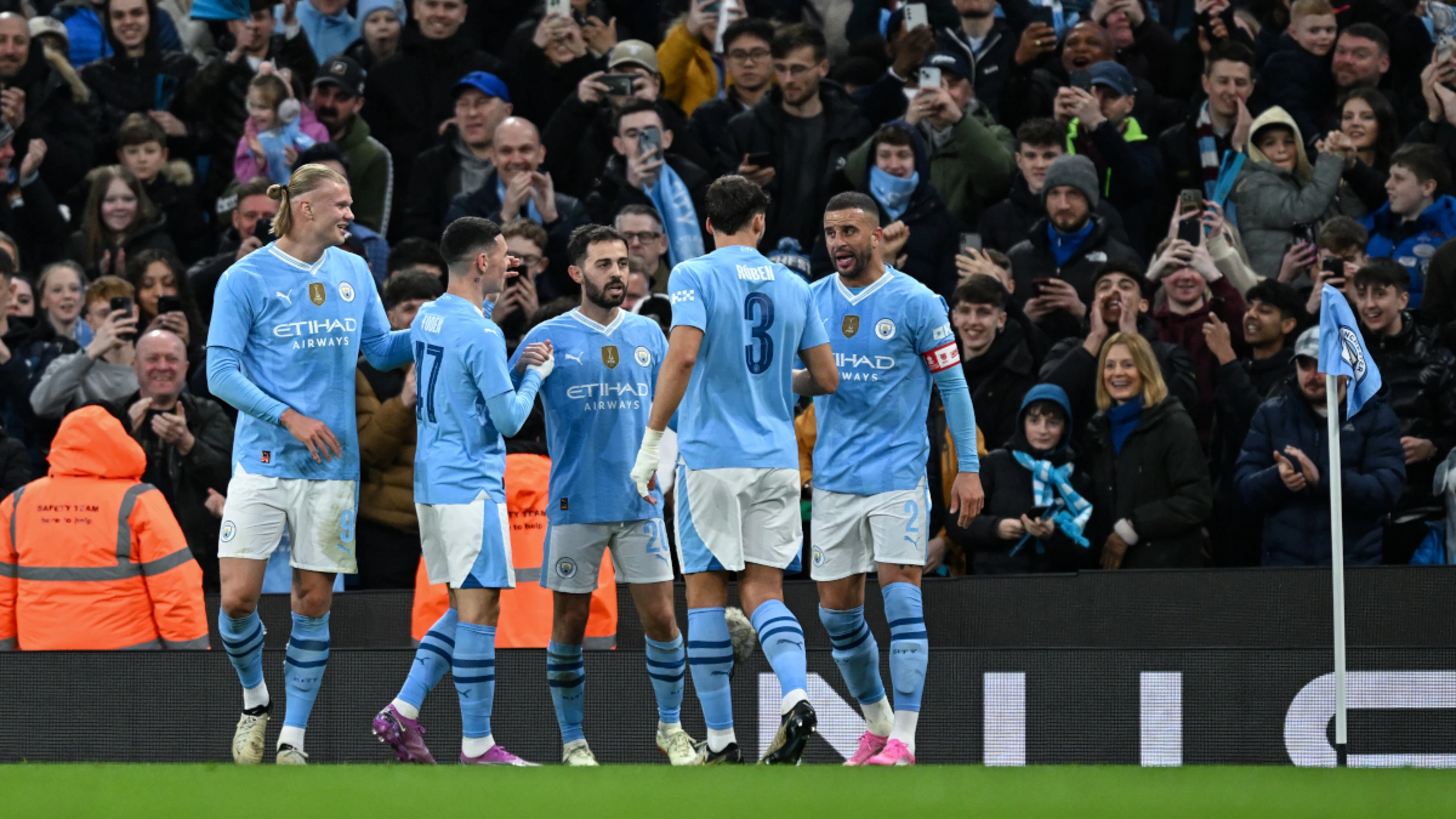 Manchester City go into FA Cup semis after win over Newcastle