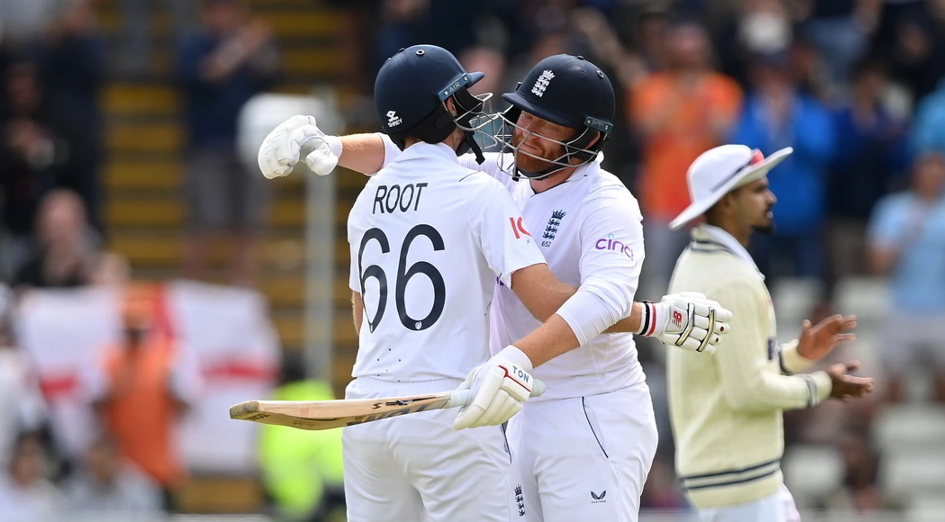 Root and Bairstow star as England level India series in record chase