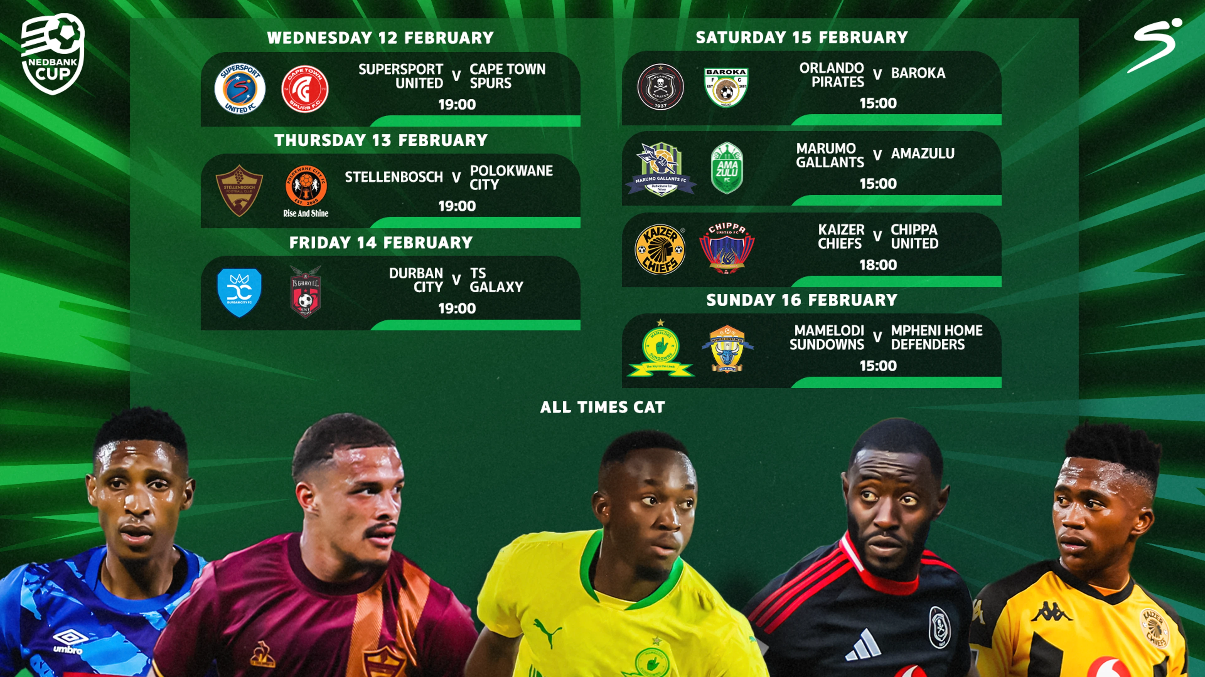 Nedbank Cup Last 16 takes centre stage
