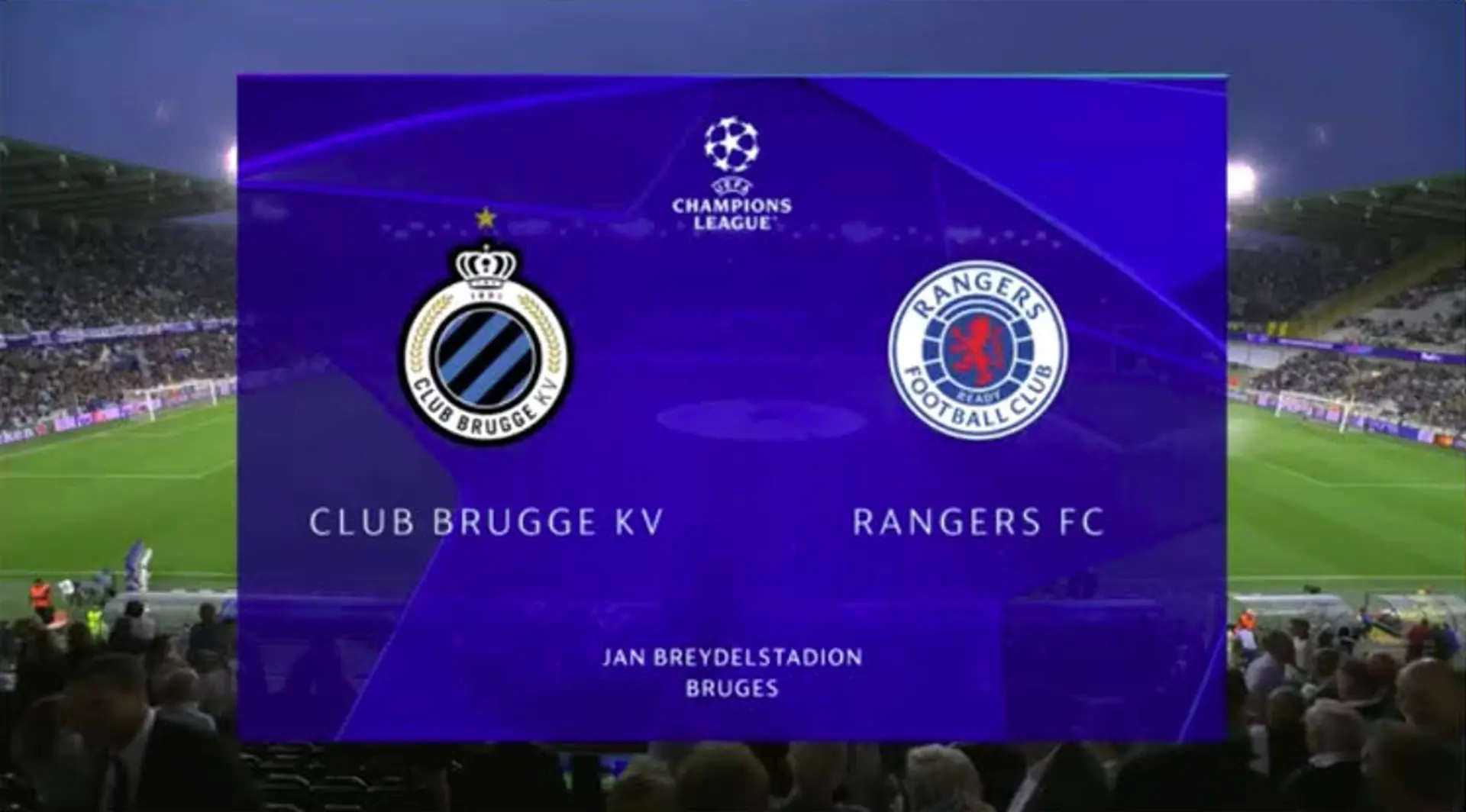Brugge v Rangers | Match Highlights | UEFA Champions League