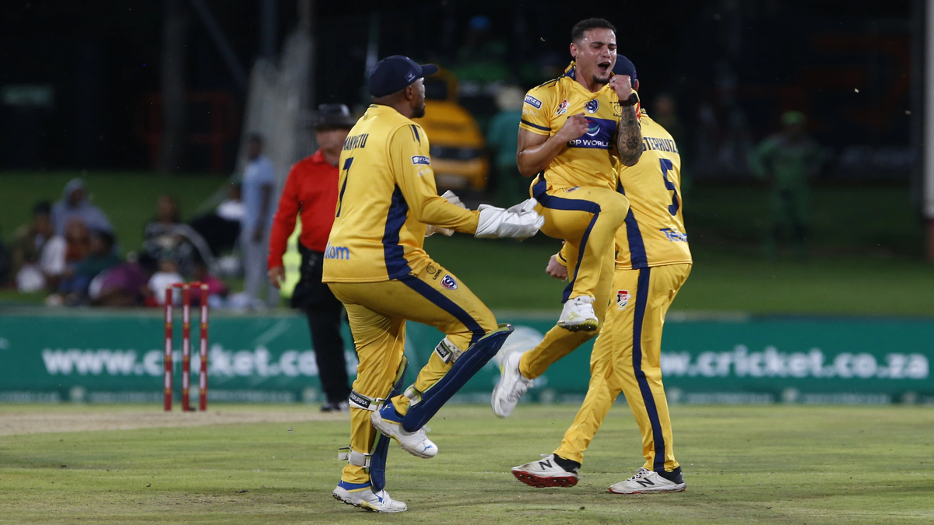 Yusuf heroics upstage Brevis hundred as Lions edge Titans in thriller