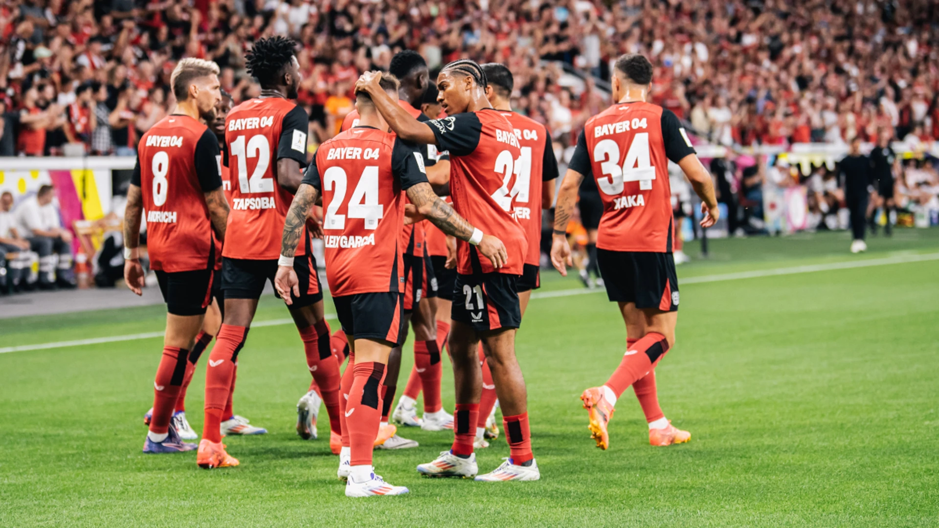 Ten-man Leverkusen beat Stuttgart on penalties to lift Super Cup