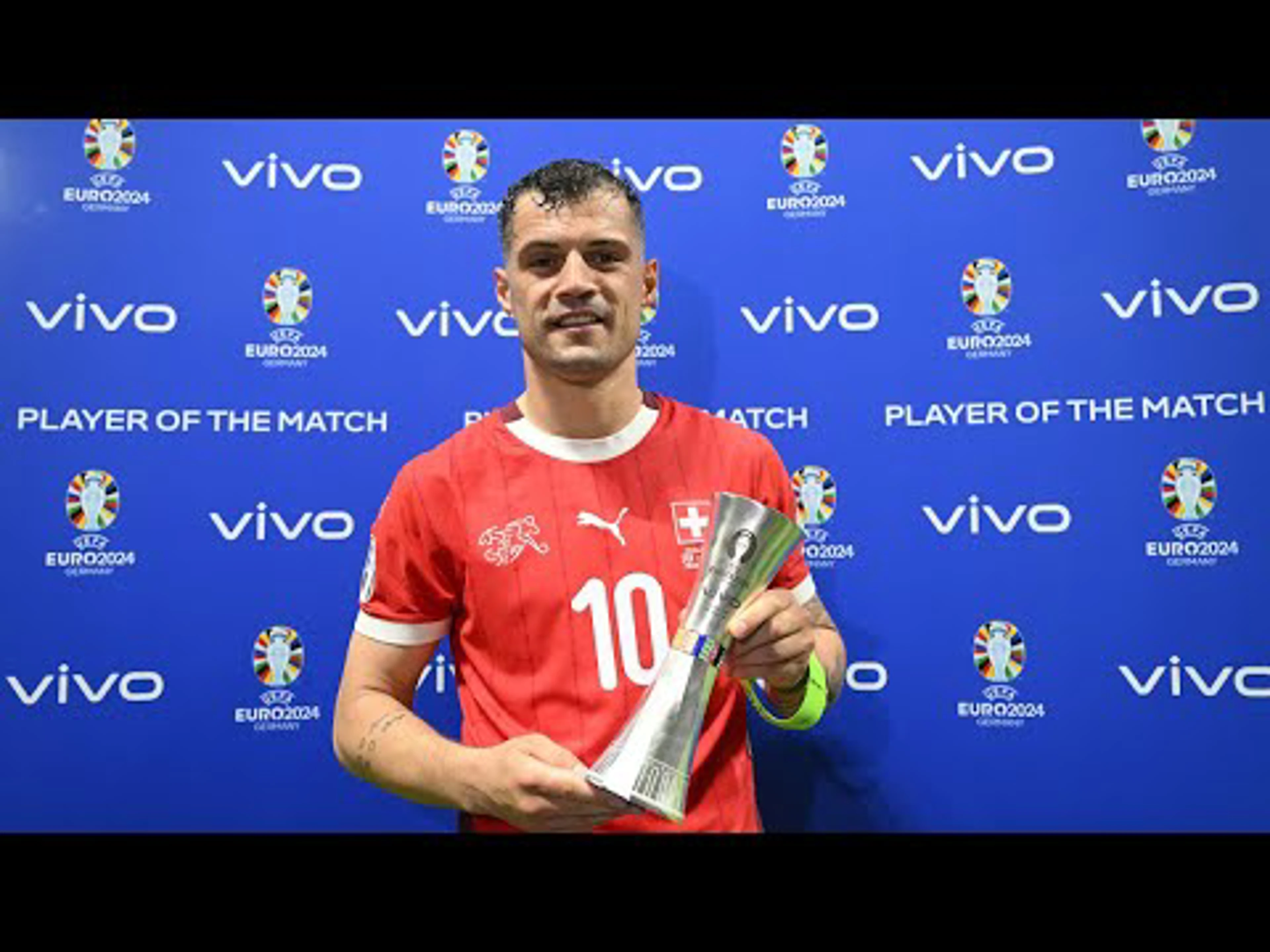 Granit Xhaka | Switzerland v Germany | UEFA EURO 2024