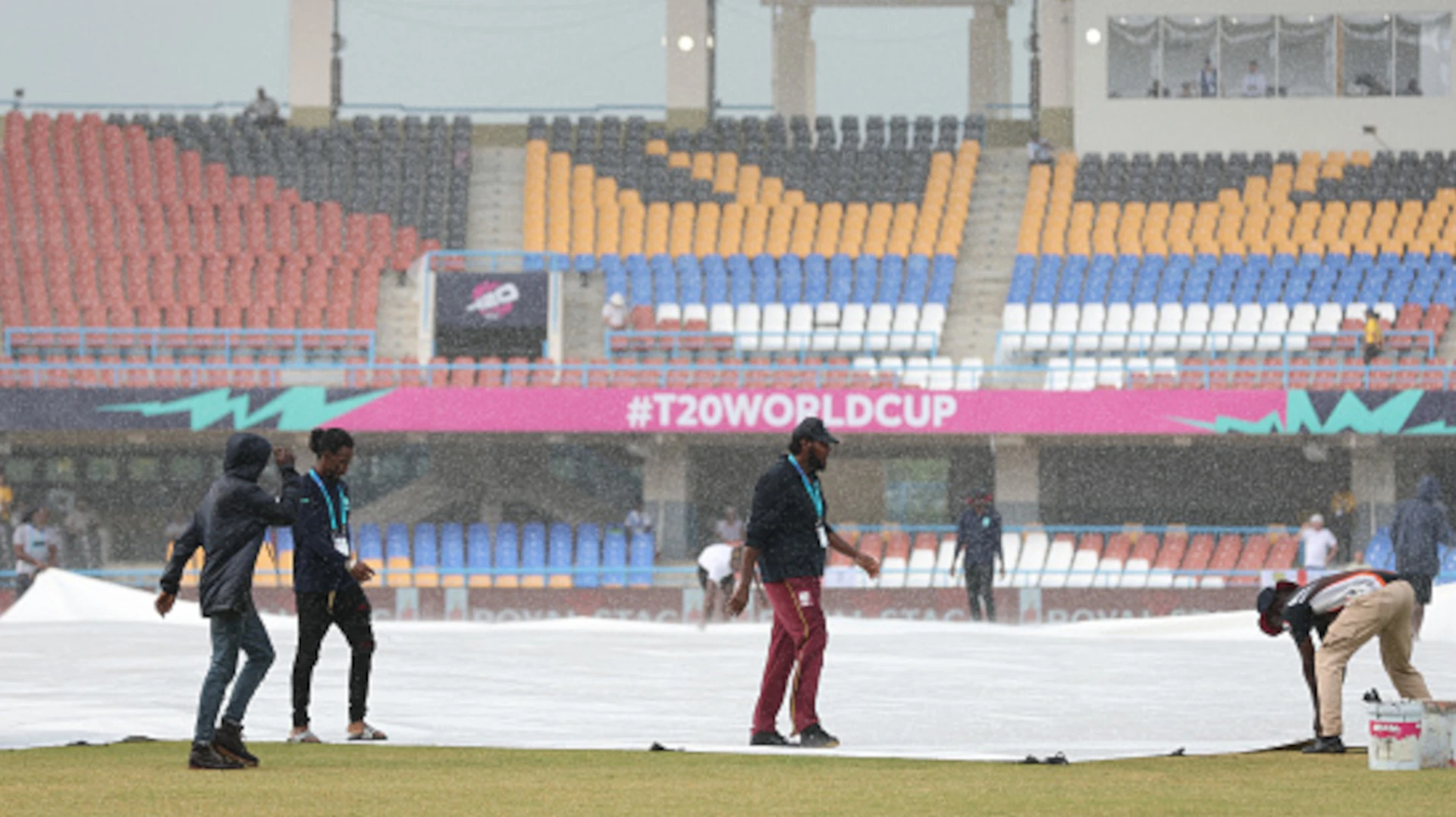 England sweat on weather as rain delays must-win T20 World Cup game against Namibia