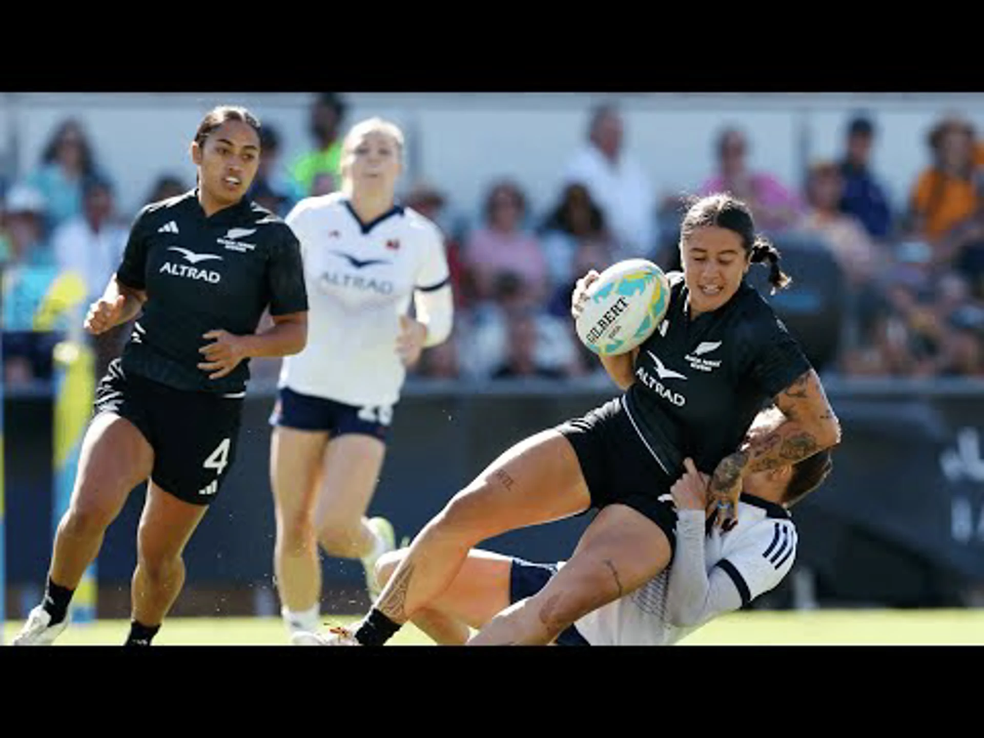 France v New Zealand | SF1 | Highlights | World Rugby HSBC Women's Sevens Series Perth