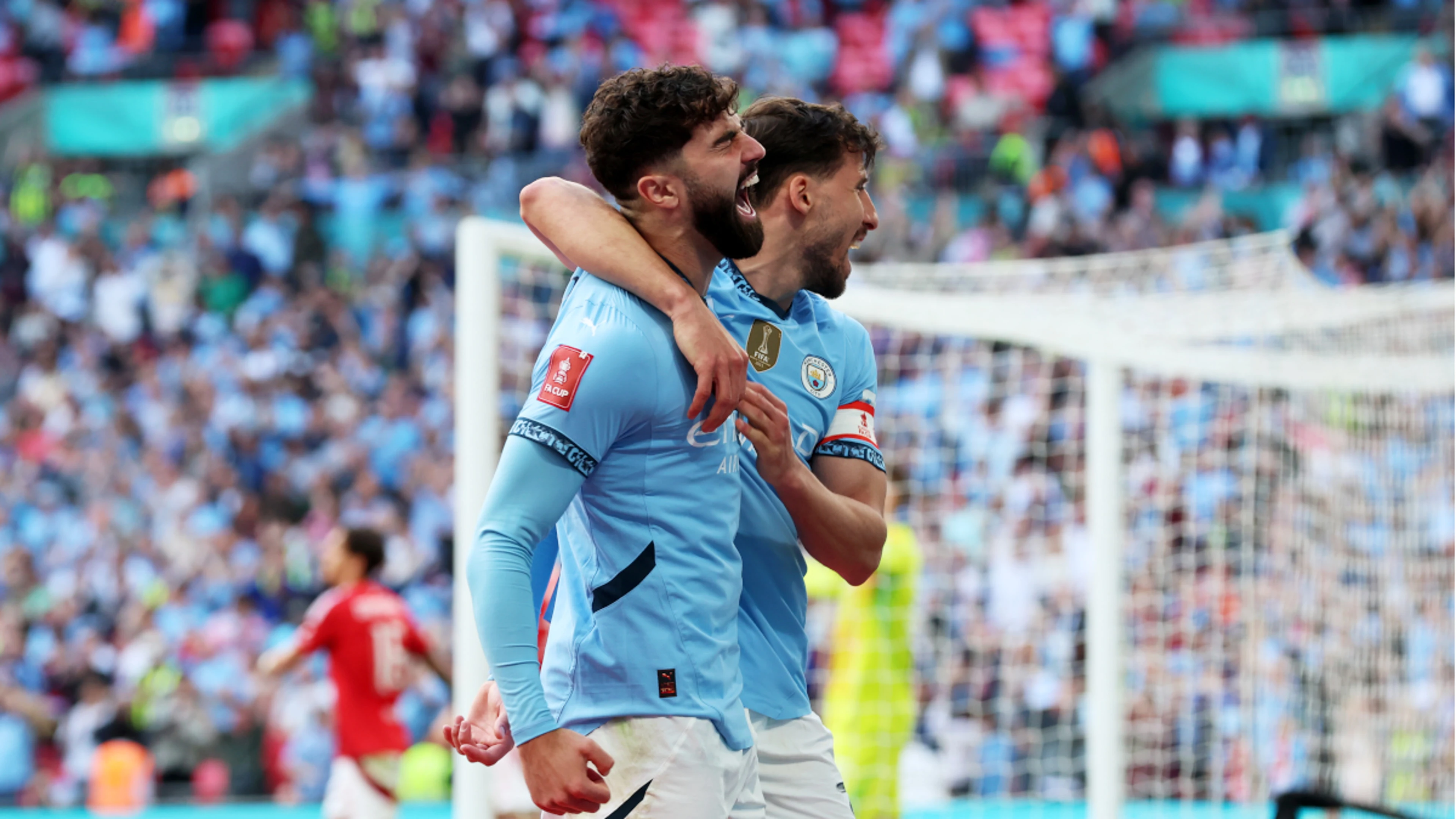 Man City sink Forest to reach third successive FA Cup final