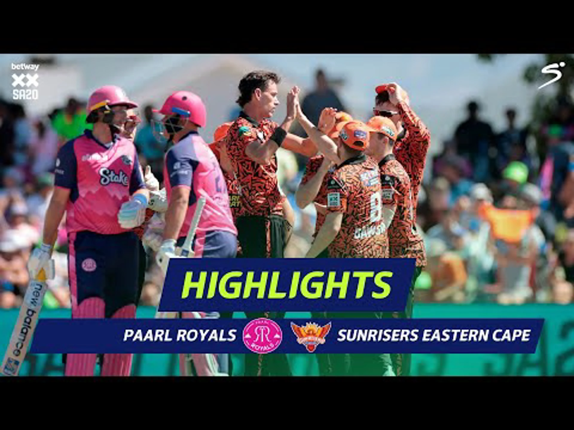 Paarl Royals v Sunrisers Eastern Cape | Short Highlights | Betway SA20