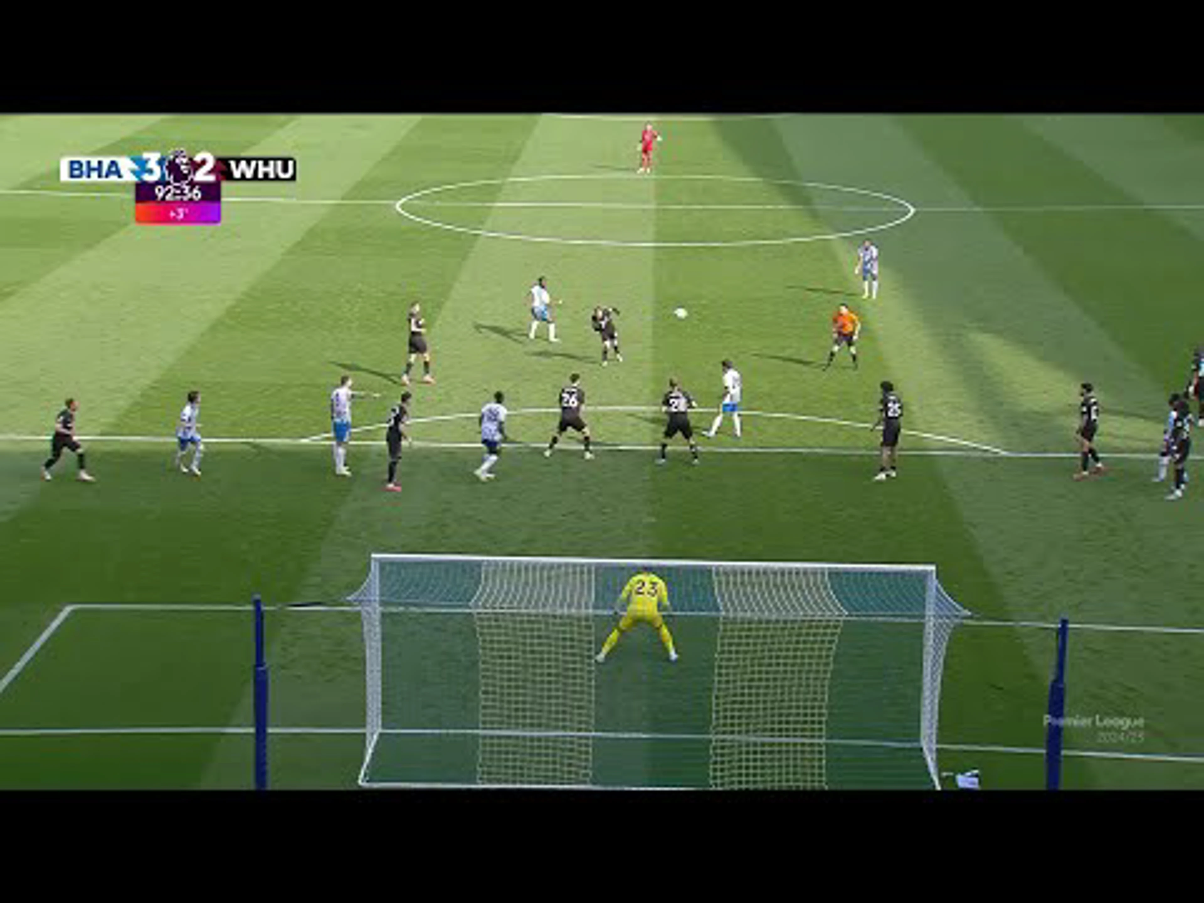 Carlos Baleba | 92ⁿᵈ Minute Spectacular Goal v West Ham