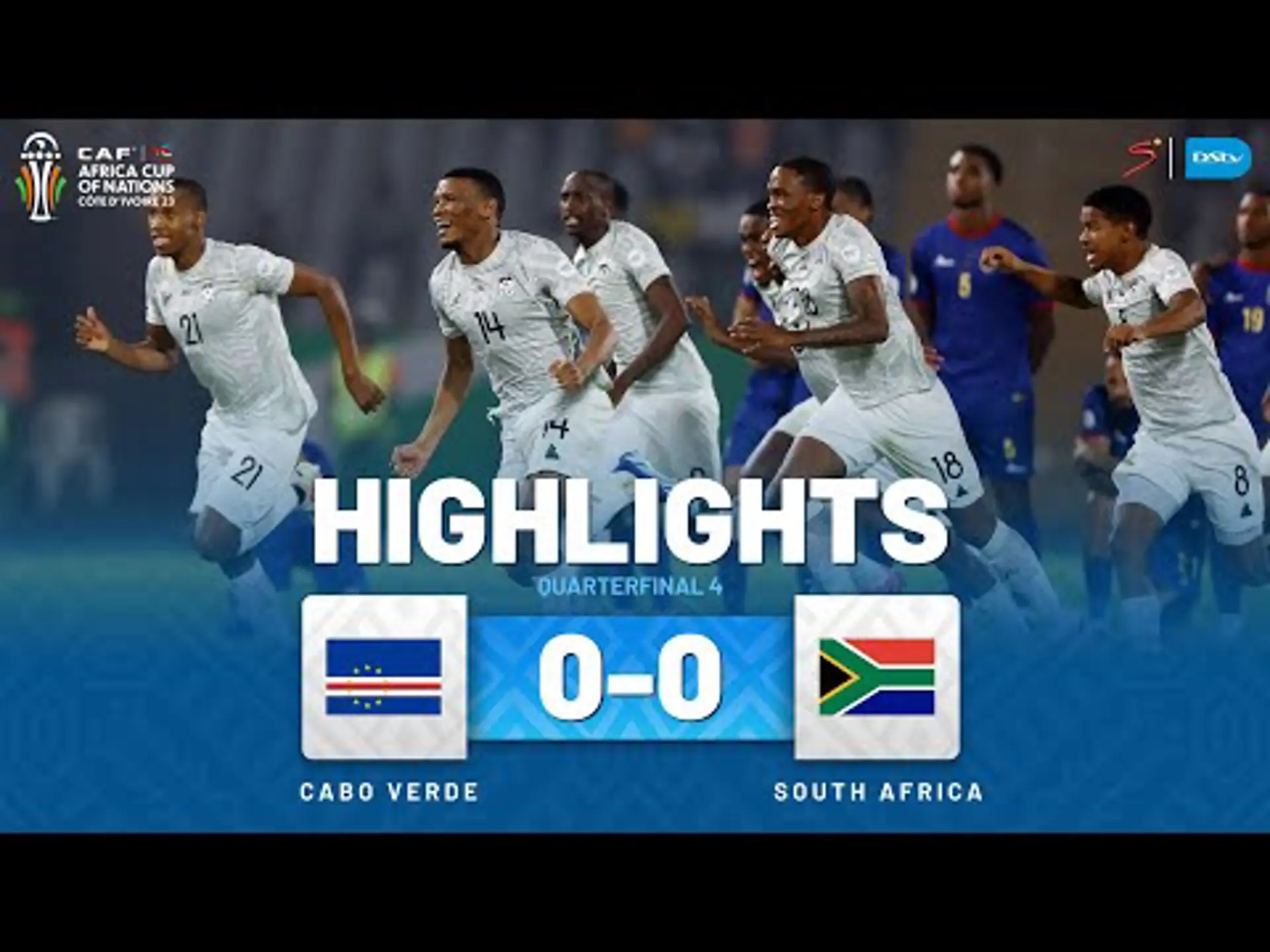 Cabo Verde v South Africa | Match in 3 | Quarterfinals | AFCON 2023