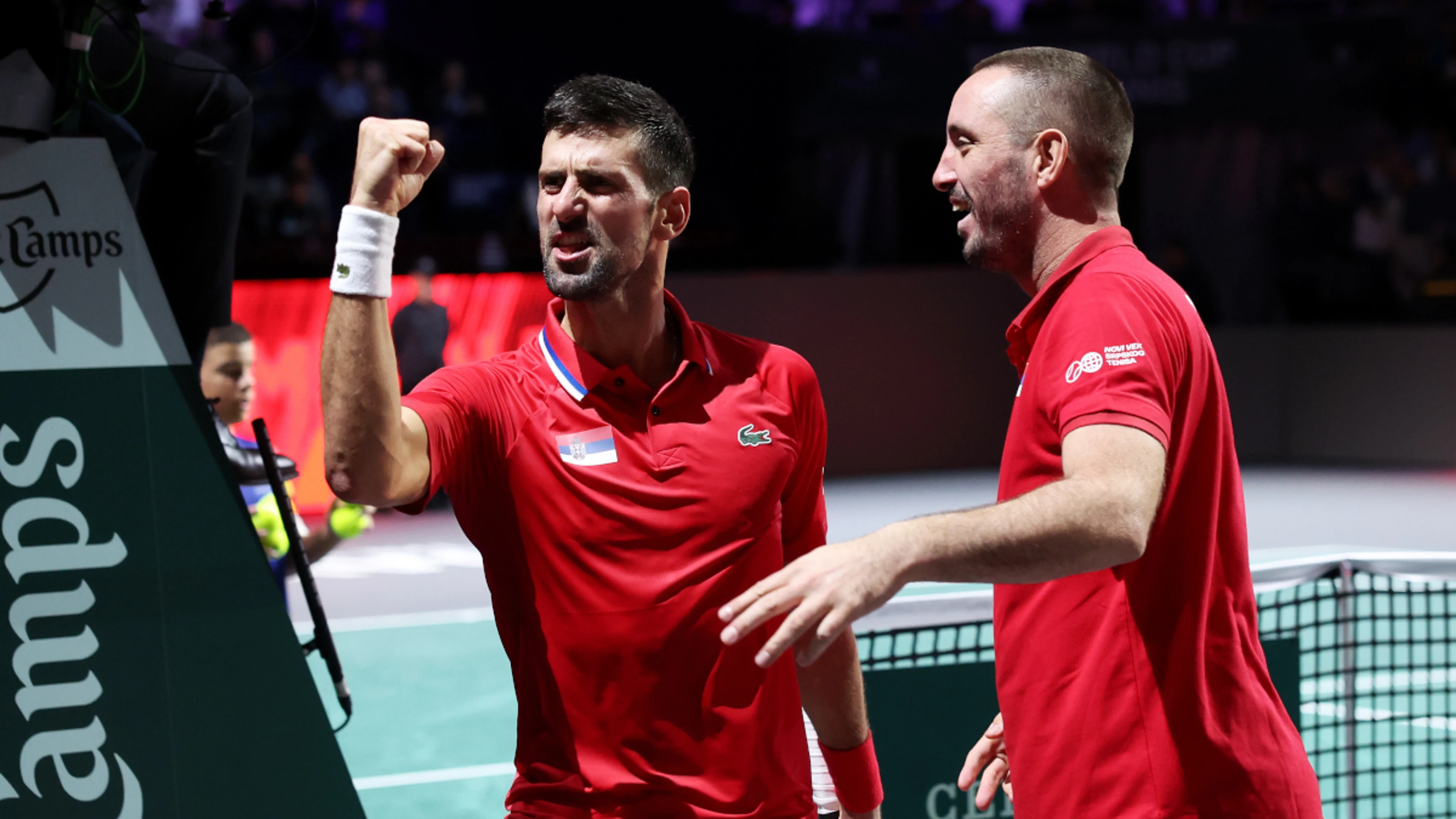 Djokovic sets up tasty Sinner clash in Davis Cup semis