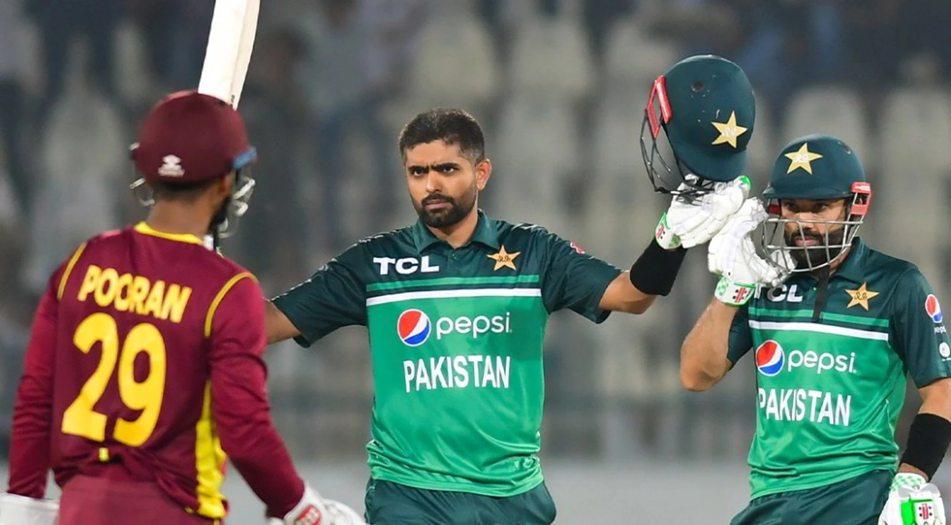 Record-setting Babar trumps Hope and West Indies in first ODI