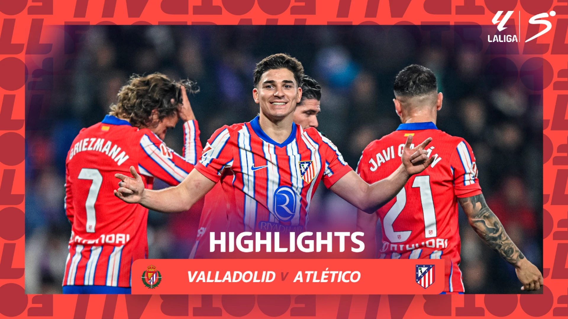 Valladolid v Atletico Madrid | Match Highlights | La Liga EA Sports Matchday 15