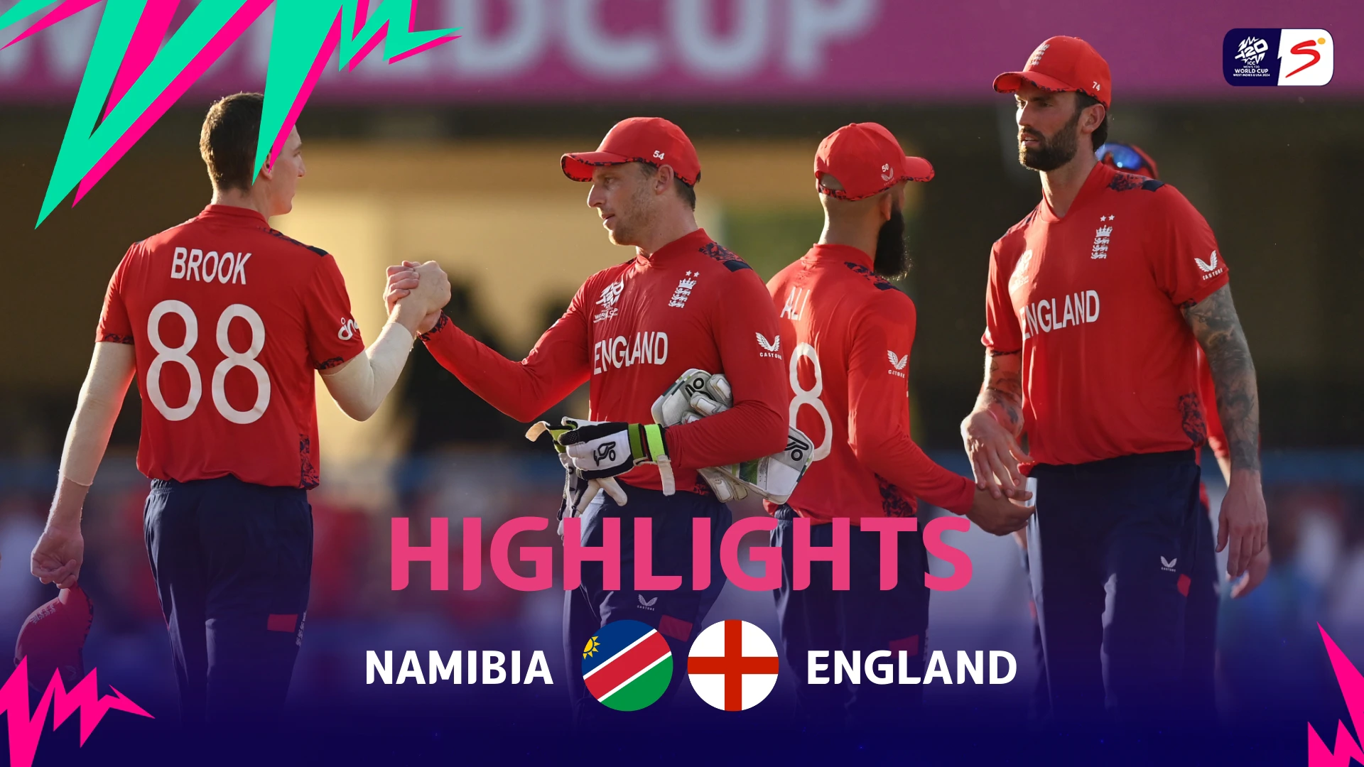 Namibia v England | Match Highlights | ICC T20 World Cup Group B