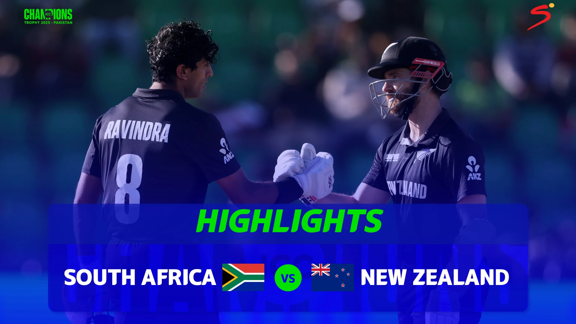 South Africa v New Zealand | Match Highlights | ICC Champions Trophy Semifinal 2