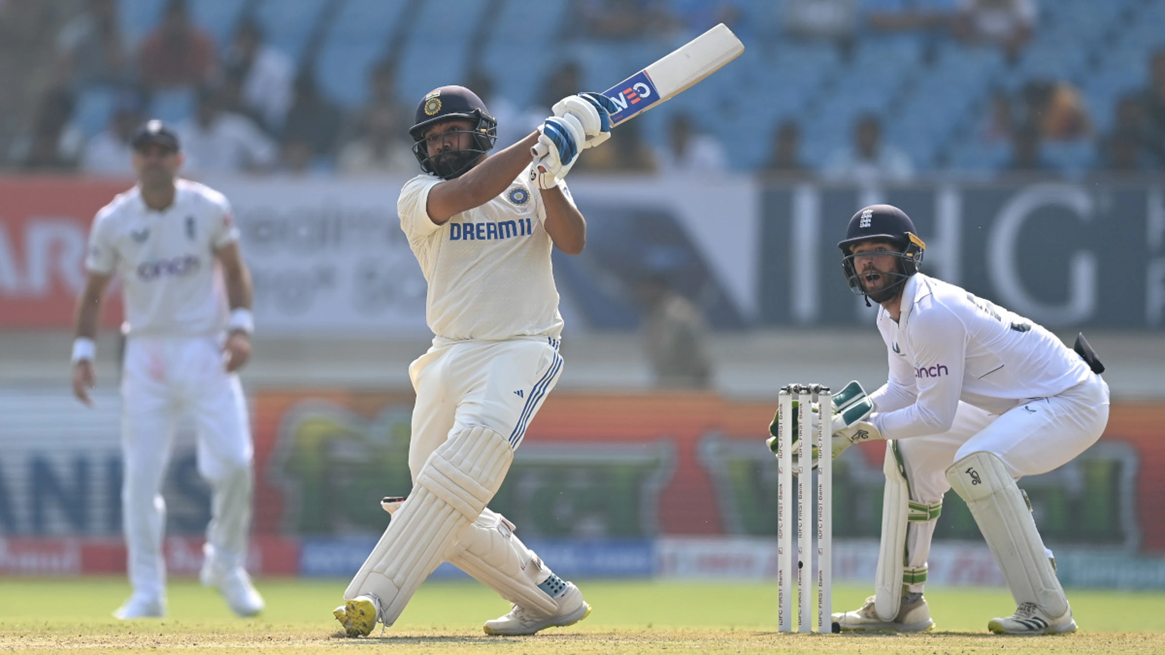 Hundreds by Rohit and Jadeja help India weather early wobble v England